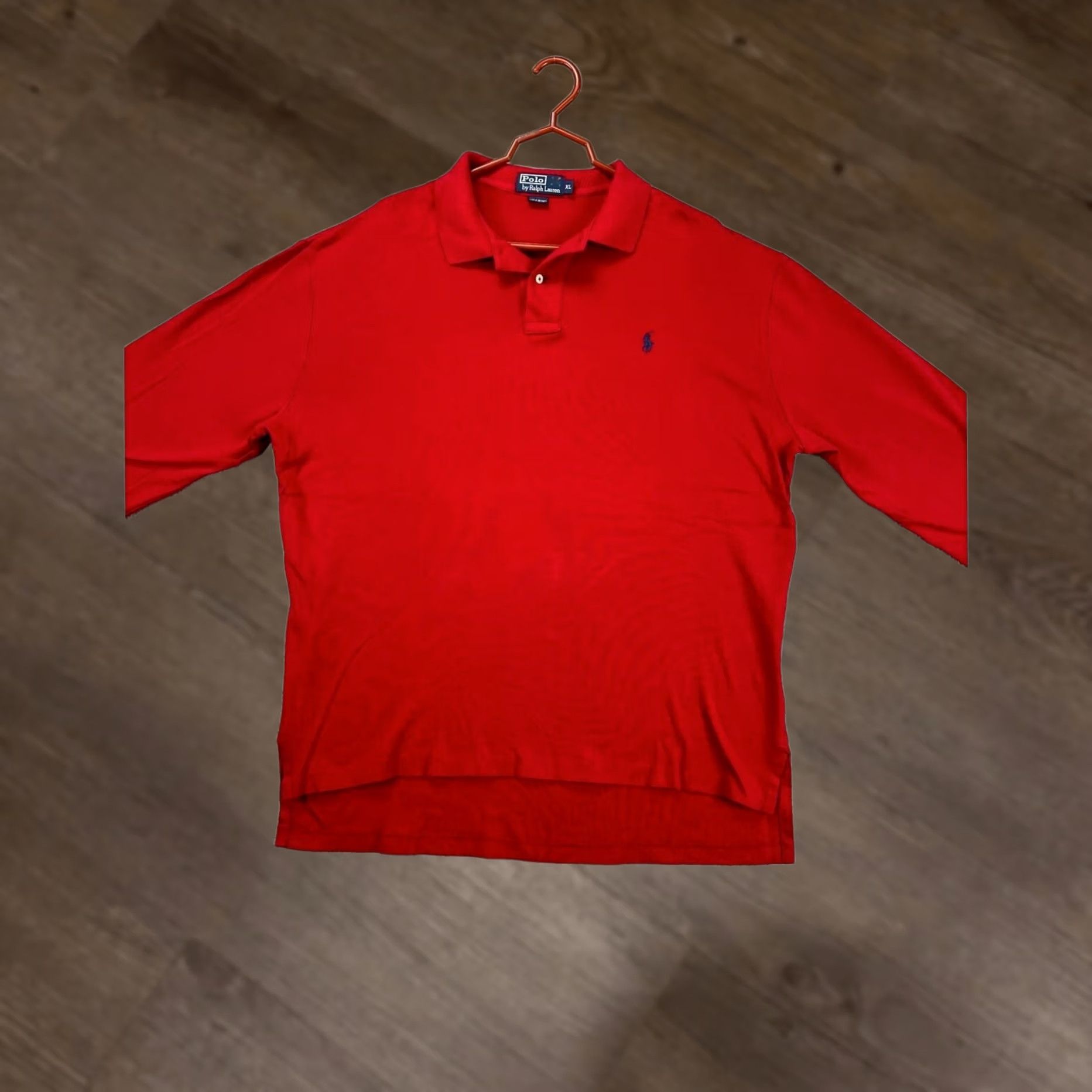 Polo Ralph Lauren Polo Ralph Lauren Polo Shirt Adult XL Red Long Sleeve Casual Rugby Men Size US XL / EU 56 / 4 - 1 Thumbnail