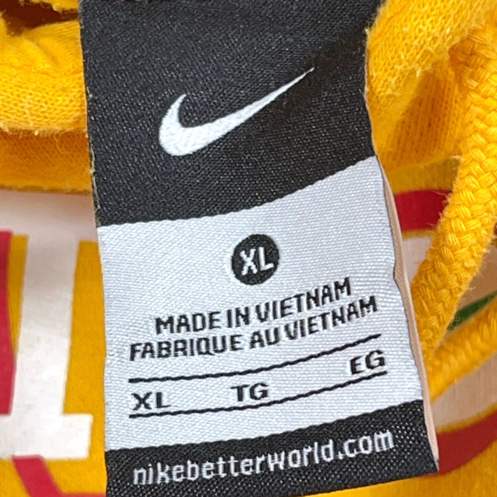 Nike Nike Hoodie Men XL Yellow EYBL North Augusta SC Center Swoosh Sweatshirt Adult Size US XL / EU 56 / 4 - 3 Thumbnail