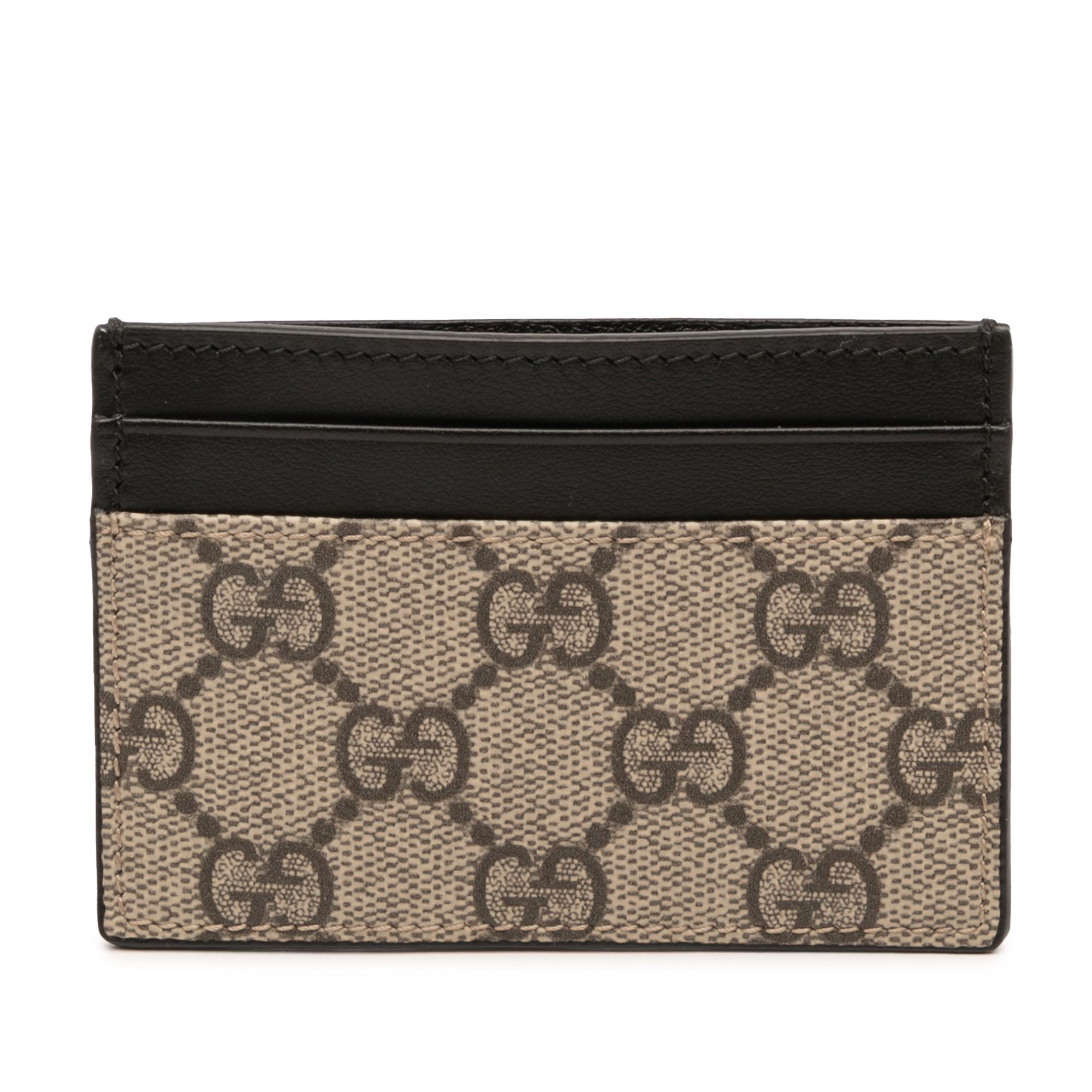 Gucci Gucci GG Supreme Card Holder Size ONE SIZE - 1 Thumbnail