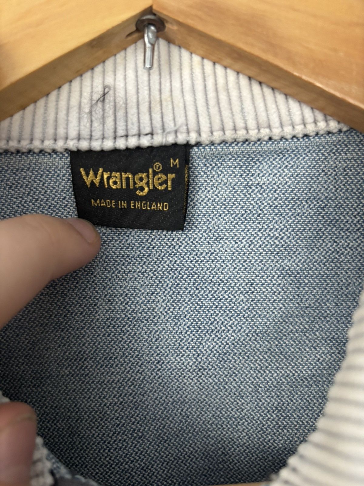 Wrangler VINTAGE FADED WRANGLER DENIM WORK JACKET Size US S / EU 44-46 / 1 - 13 Thumbnail