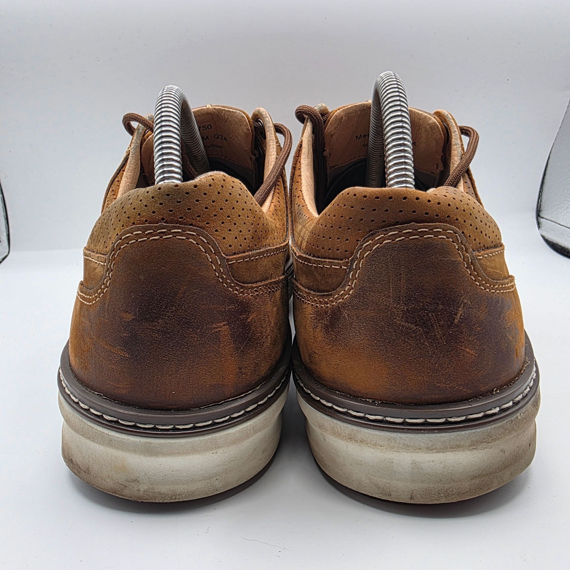 Johnston & Murphy Johnston and Murphy McGuffey Mens Size 9 M Brown Plain Toe S Size US 9 / EU 42 - 5 Thumbnail