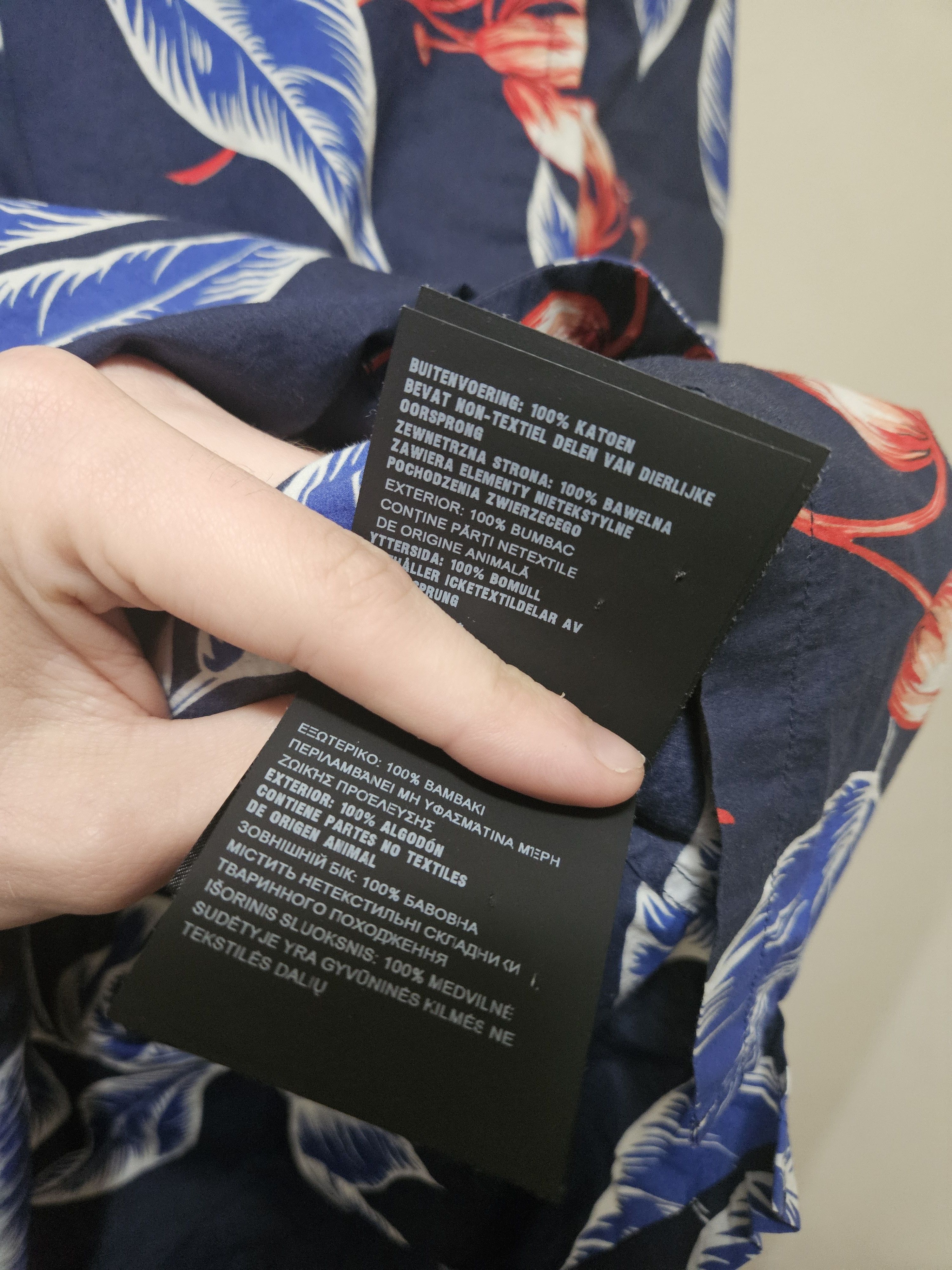 Prada Oversized Floral Print Blue Button Up Shirt Size US S / EU 44-46 / 1 - 11 Thumbnail