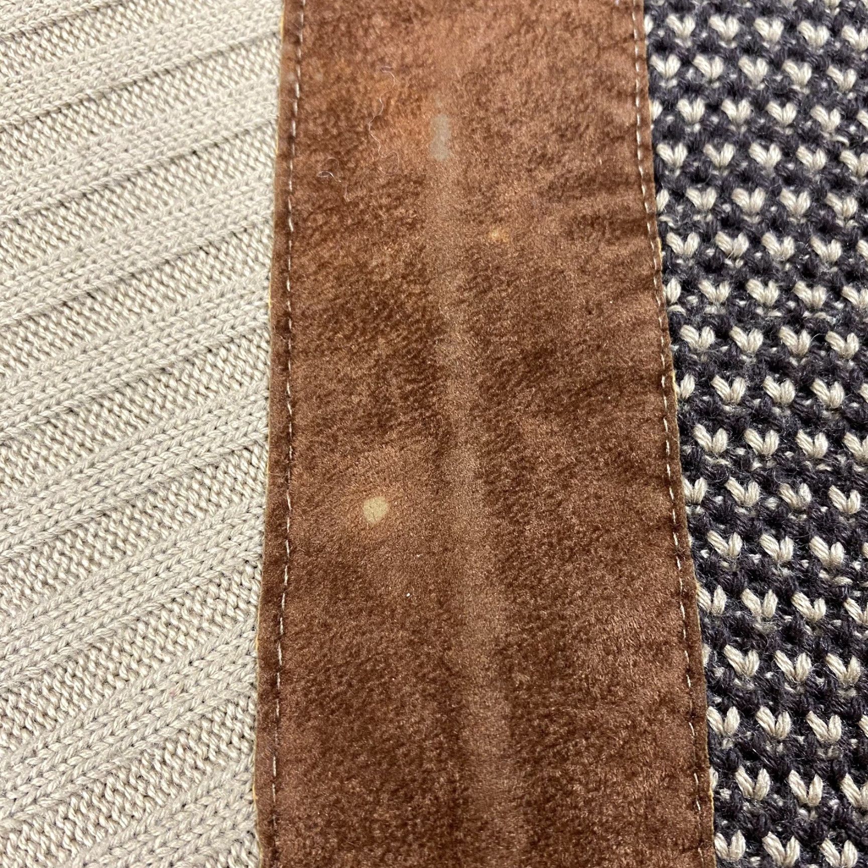Vintage VINTAGE Bachrach Italy Suede Accents Pullover Sweater Brown Size XL Men's Size US XL / EU 56 / 4 - 3 Thumbnail