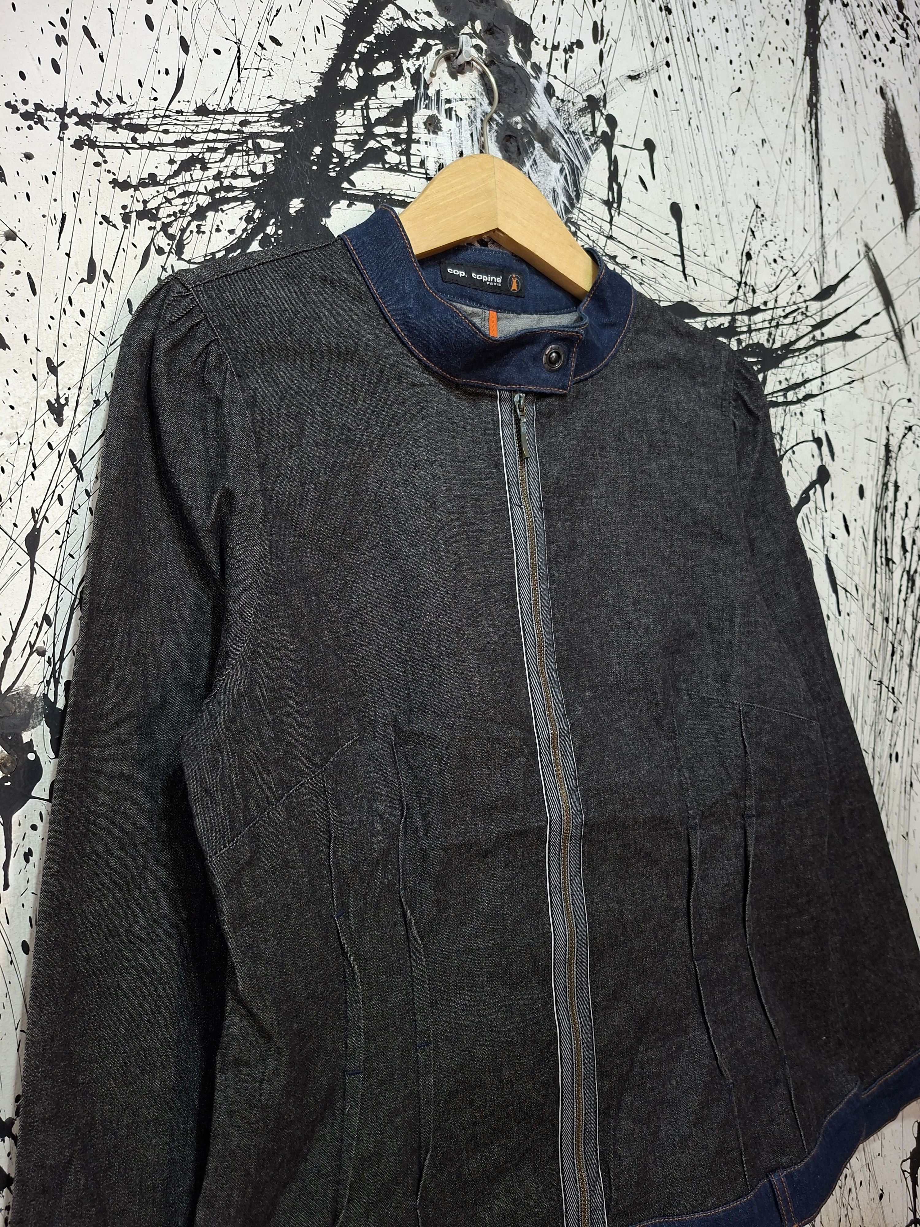 Cop Copine COP COPINE PARIS MANDARIN COLAR DENIM JACKET Size M / US 6-8 / IT 42-44 - 3 Thumbnail