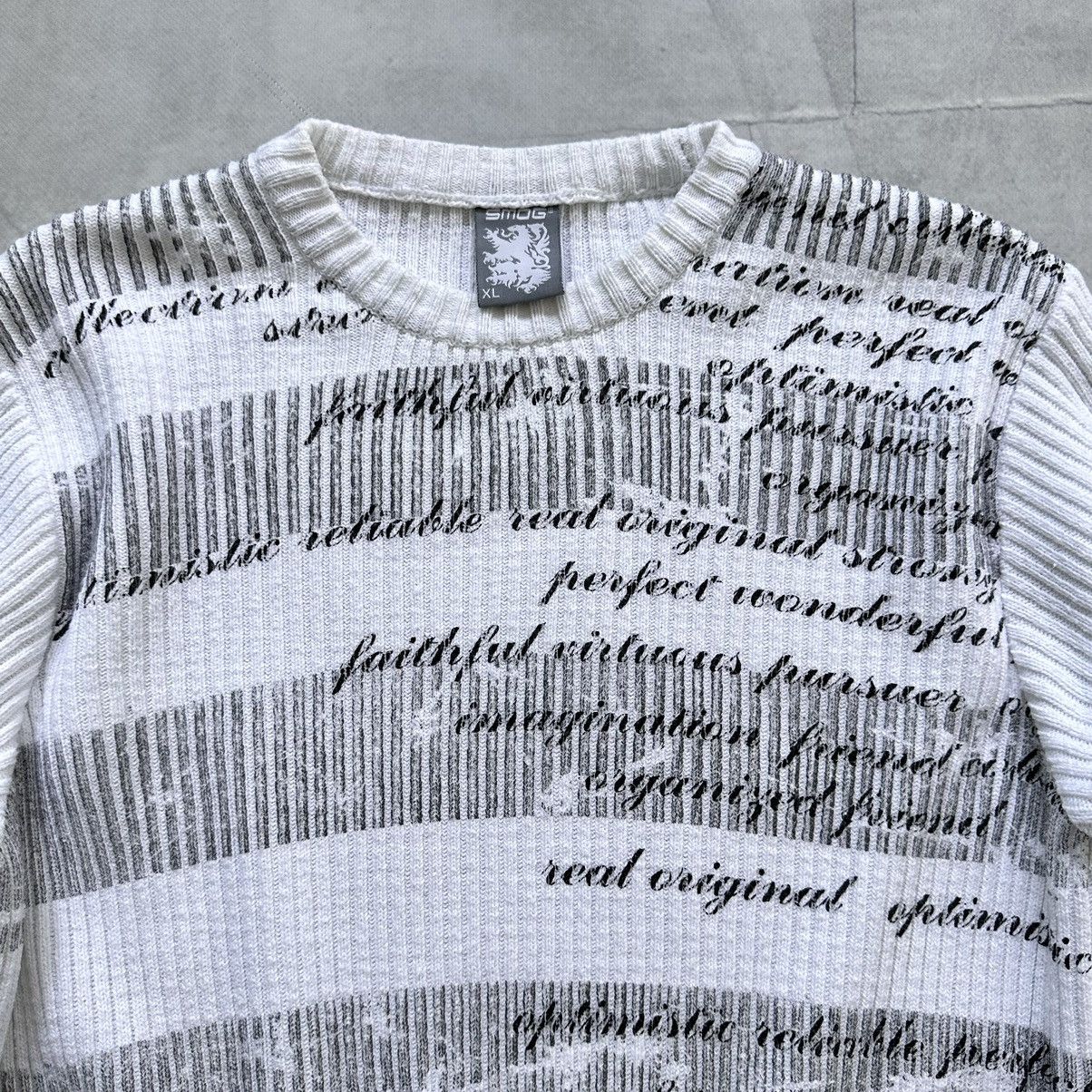Hysteric Glamour × Undercover Punk Poem Hysteric Glamour Vibe Striped Rib Sweater Impala Size US XL / EU 56 / 4 - 6 Thumbnail