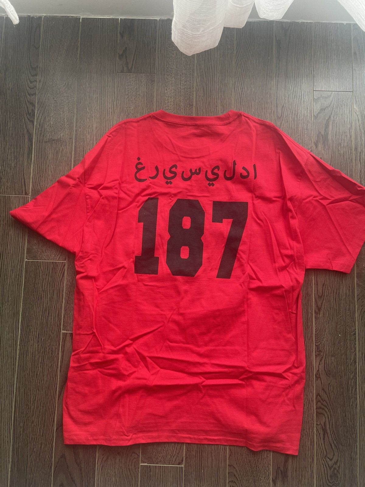 Champion × Rap Tees Westside Gunn Flygod Red t-shirt (2021) Size US XL / EU 56 / 4 - 4 Thumbnail