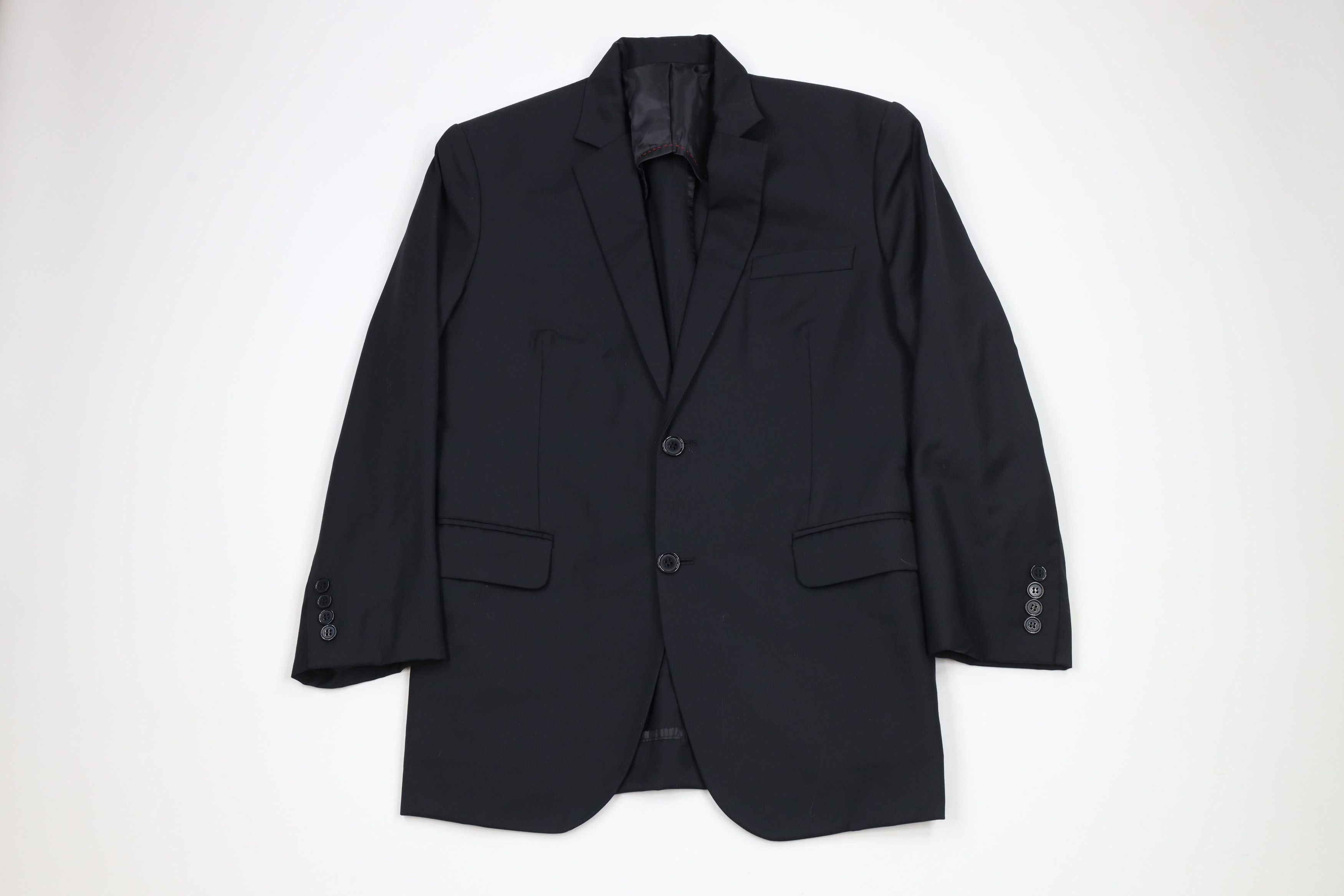 Vintage Vintage 90s Streetwear Wool Blend Striped 2 Piece Suit Size 40R - 2 Thumbnail