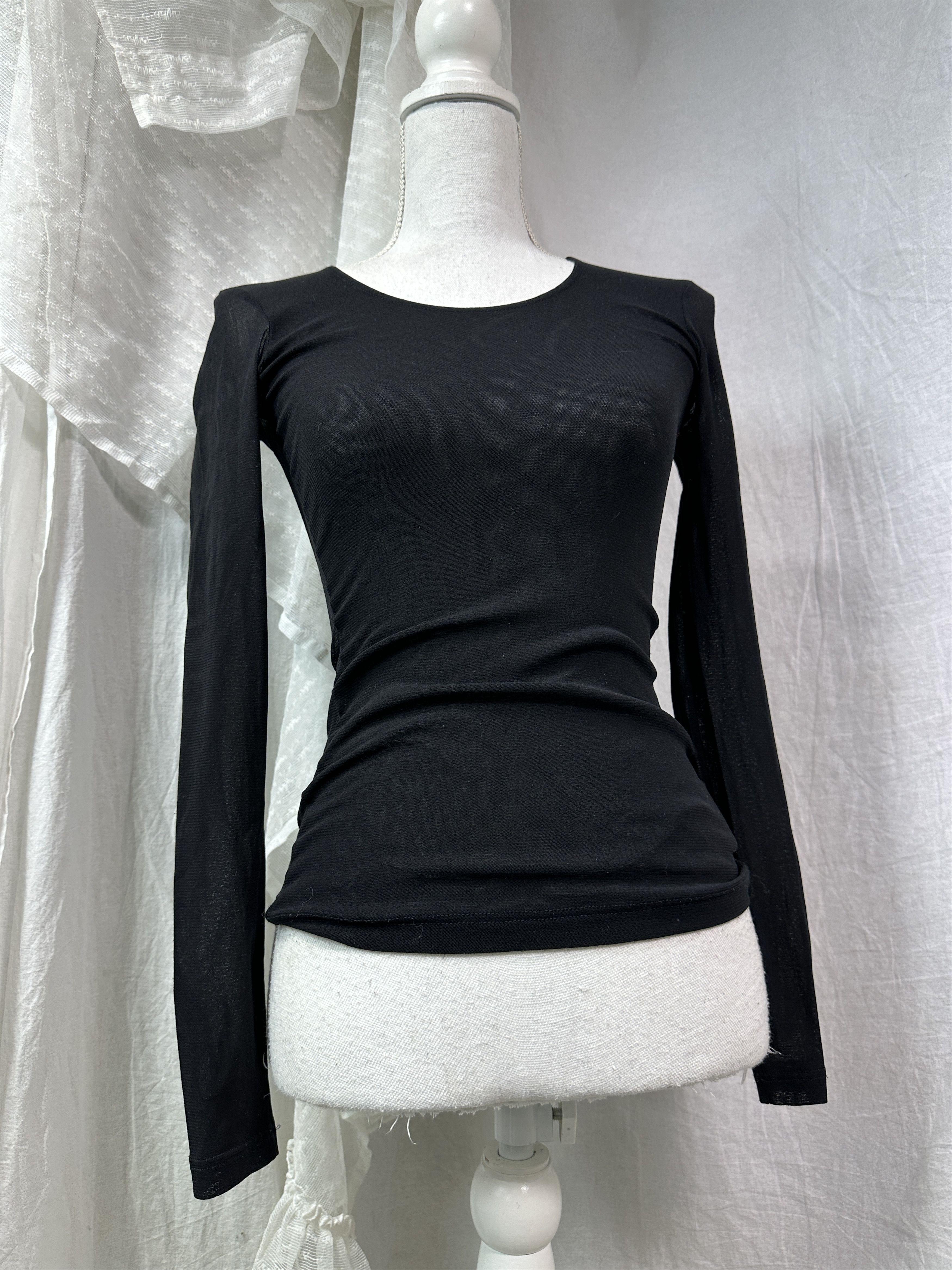 Vintage Vintage Avant Garde Grunge Mesh Longsleeve Y2K Size M / US 6-8 / IT 42-44 - 1 Thumbnail