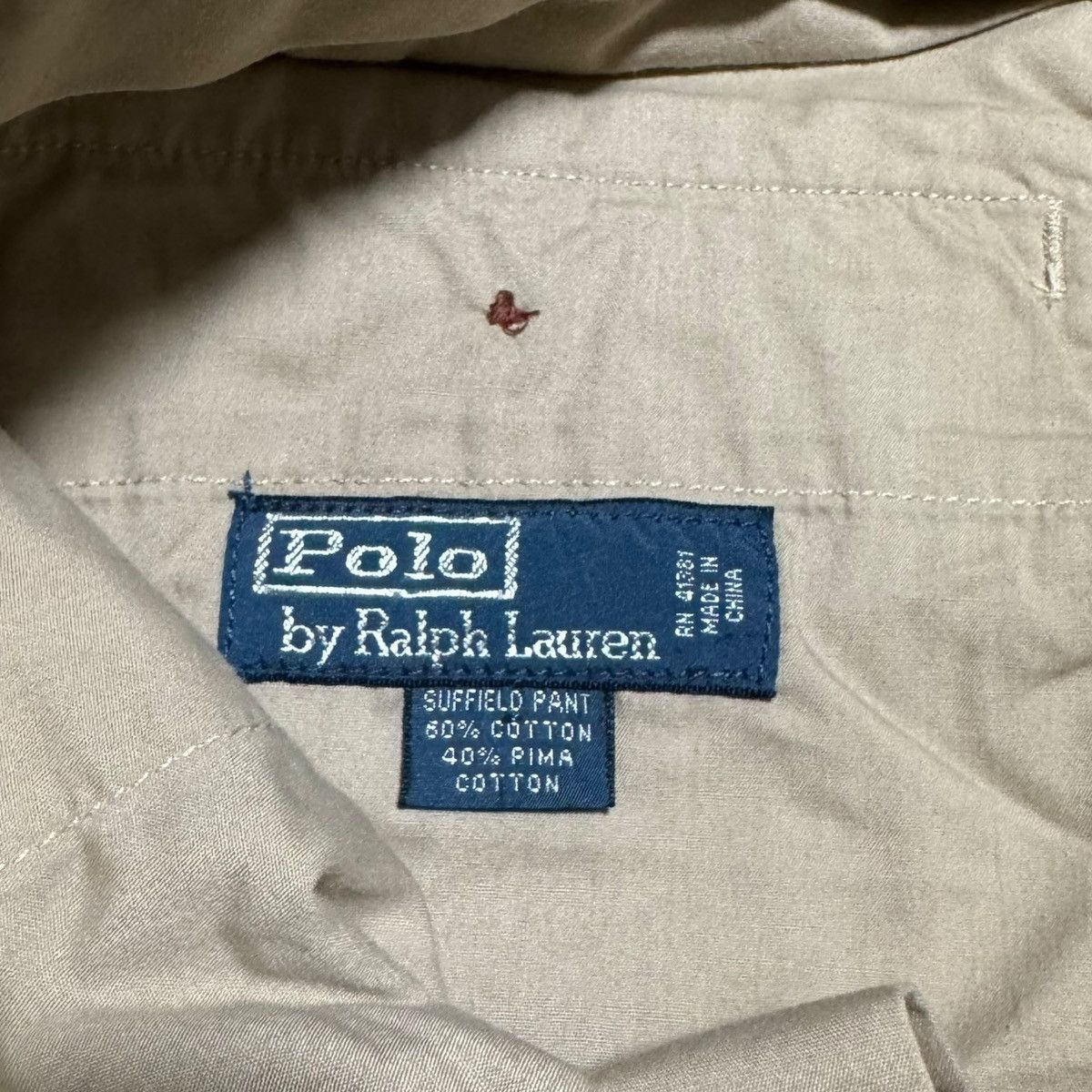Polo Ralph Lauren × Vintage Vintage Polo Ralph Lauren Suffield Stained Pants Men’s 34x30 Size US 34 / EU 50 - 7 Thumbnail