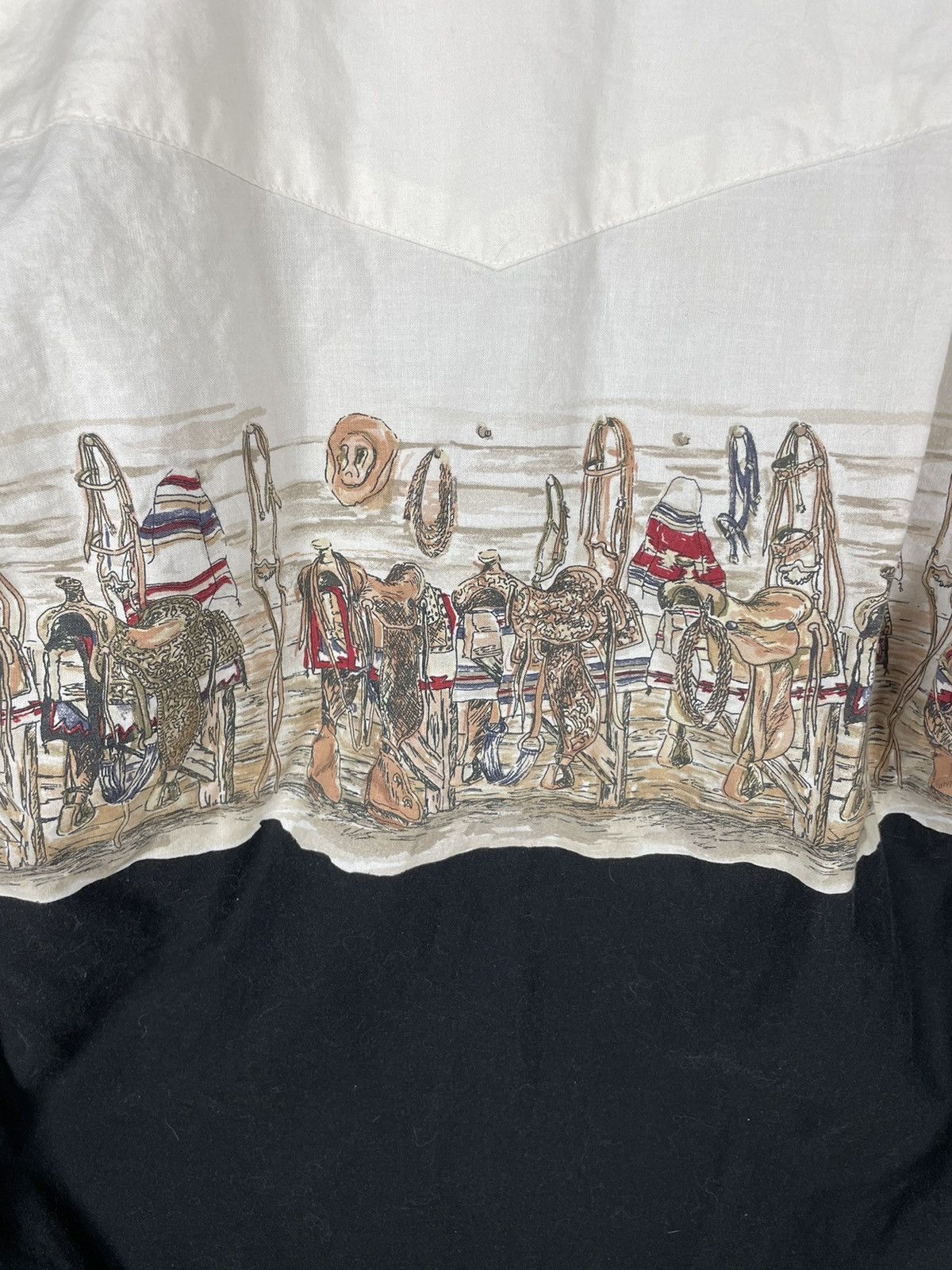 Cowboy Equipment Vintage Cowboys Turtle mens shirt horse Tack room print Size US M / EU 48-50 / 2 - 4 Thumbnail
