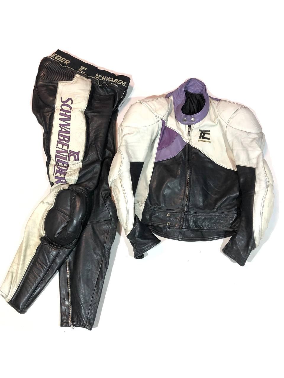 Sports Specialties Schwabenleder Racing Moto Track Suit Leather Vintage Size US L / EU 52-54 / 3 - 1 Thumbnail