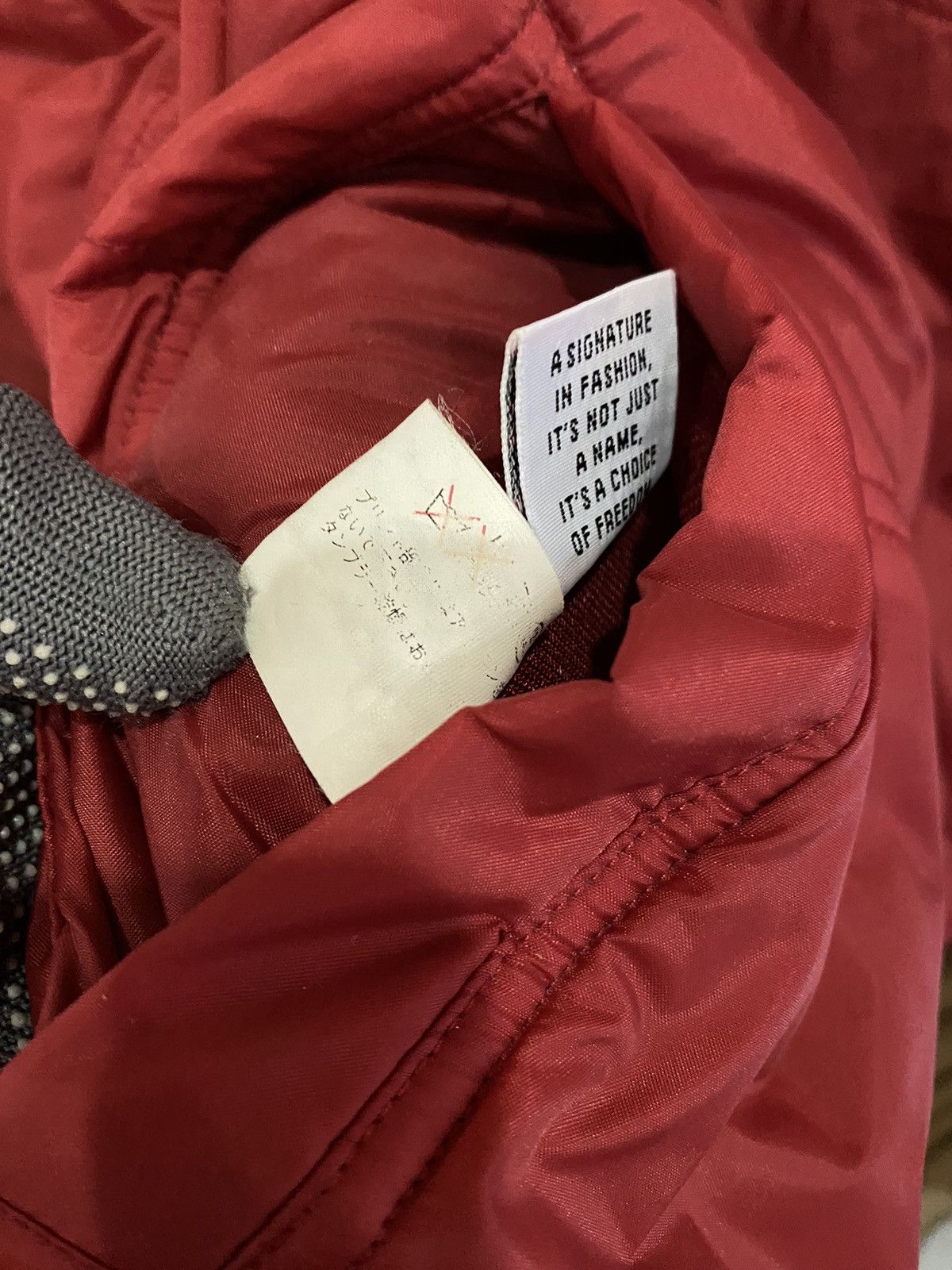 Vision Streetwear VINTAGE VISION STREETWEAR RED PUFFER QUILTED JACKET Size US L / EU 52-54 / 3 - 4 Thumbnail