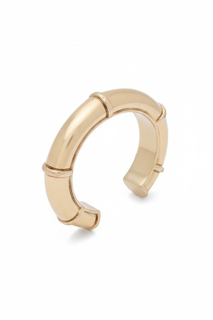 Saint Laurent Paris oc11z1225 Size: S / Bracelet Tube Mm Brass Metal in Gold Size ONE SIZE - 1 Preview