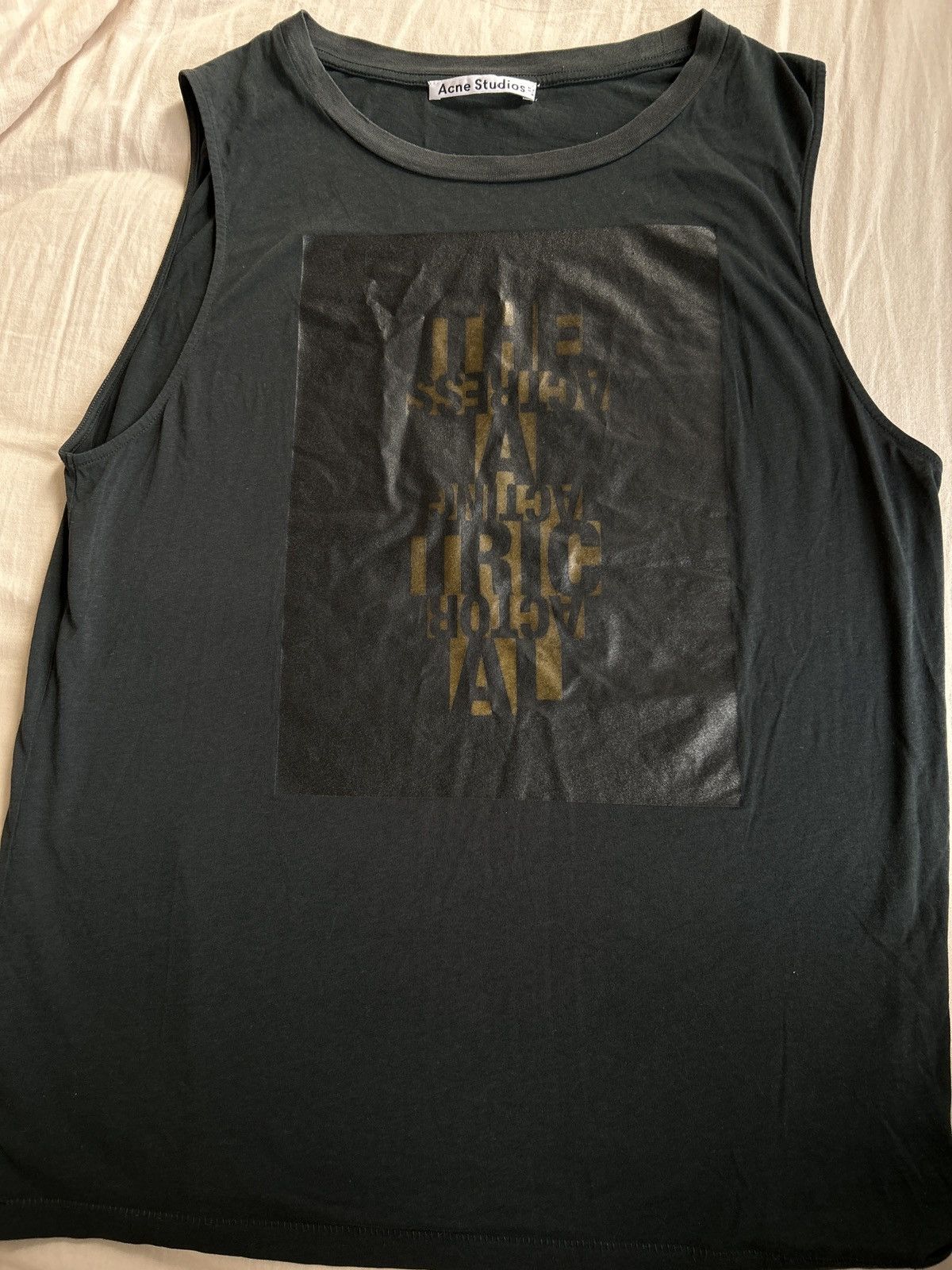 Acne Studios × Vintage Acne Studios Unisex Tank Top Size M / US 6-8 / IT 42-44 - 1 Thumbnail