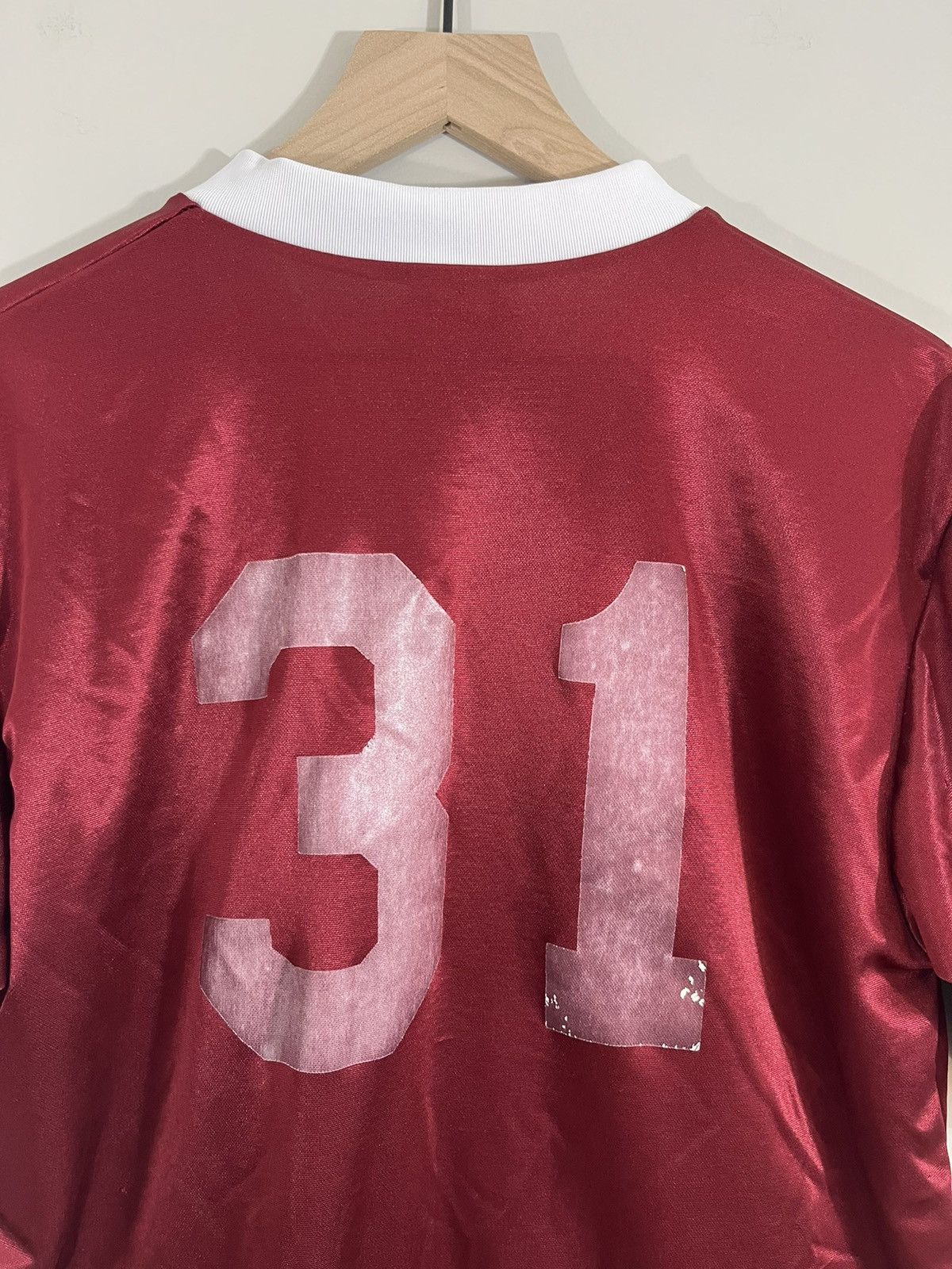 Vintage English Football Distressed Faded Soccer Jersey Size US L / EU 52-54 / 3 - 8 Thumbnail