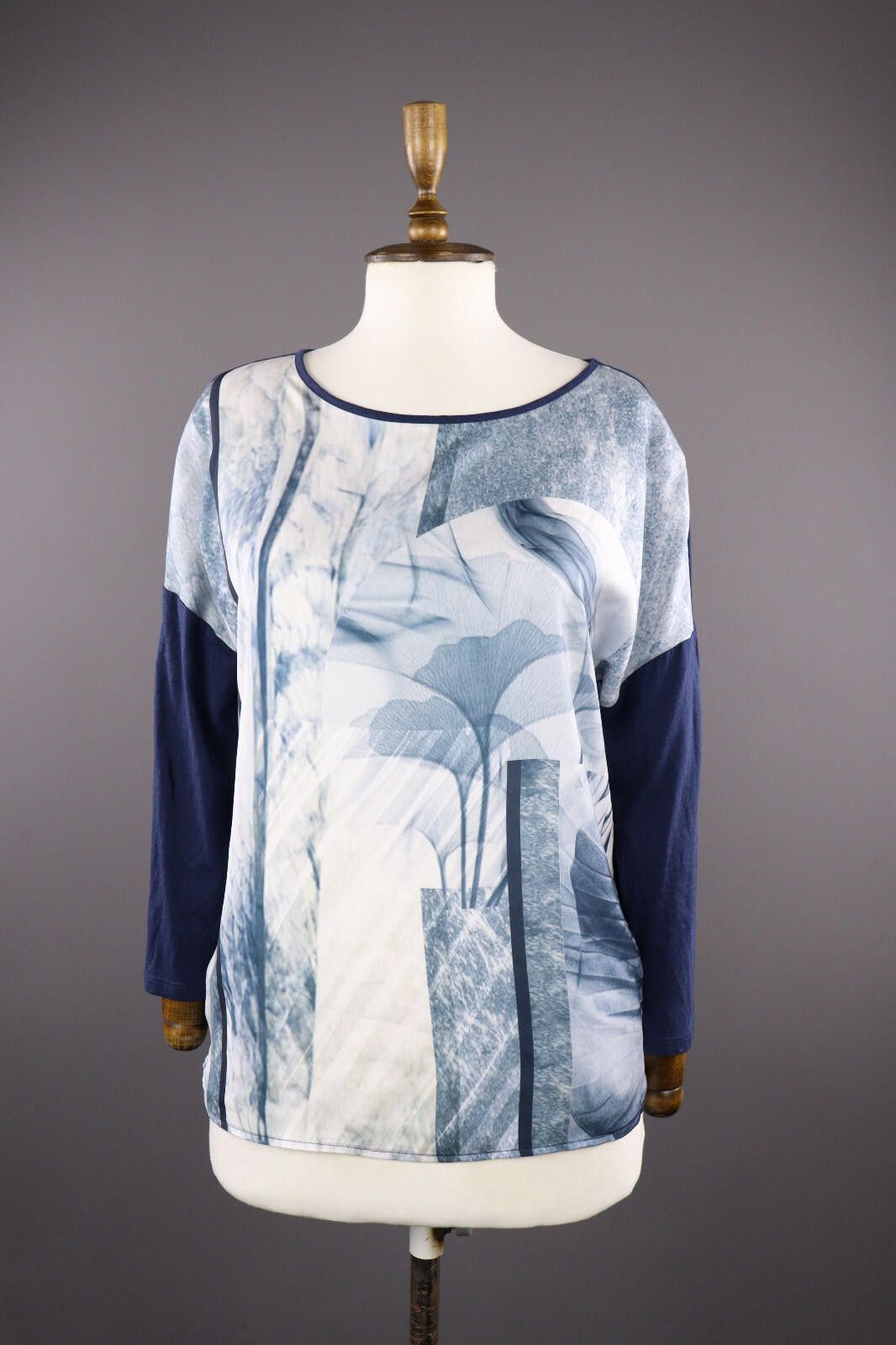 Designer Ladies Luisa Cerano Abstract Summer Shirt Size USA 12 Size XL / US 12-14 / IT 48-50 - 1 Thumbnail