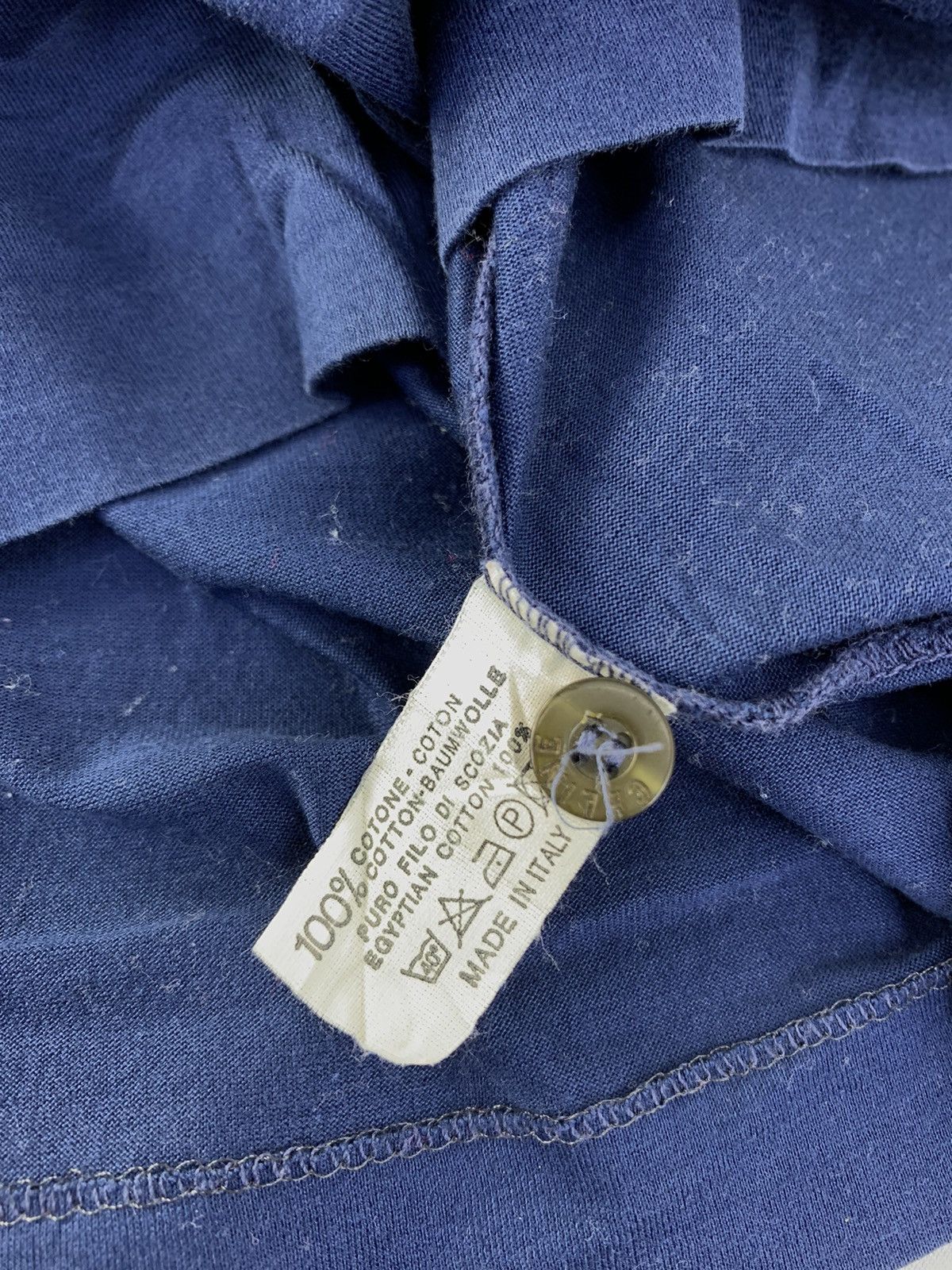 Celine Celine Paris Made In Italy Single Pocket Polo Tee T-shirt Size US S / EU 44-46 / 1 - 6 Thumbnail