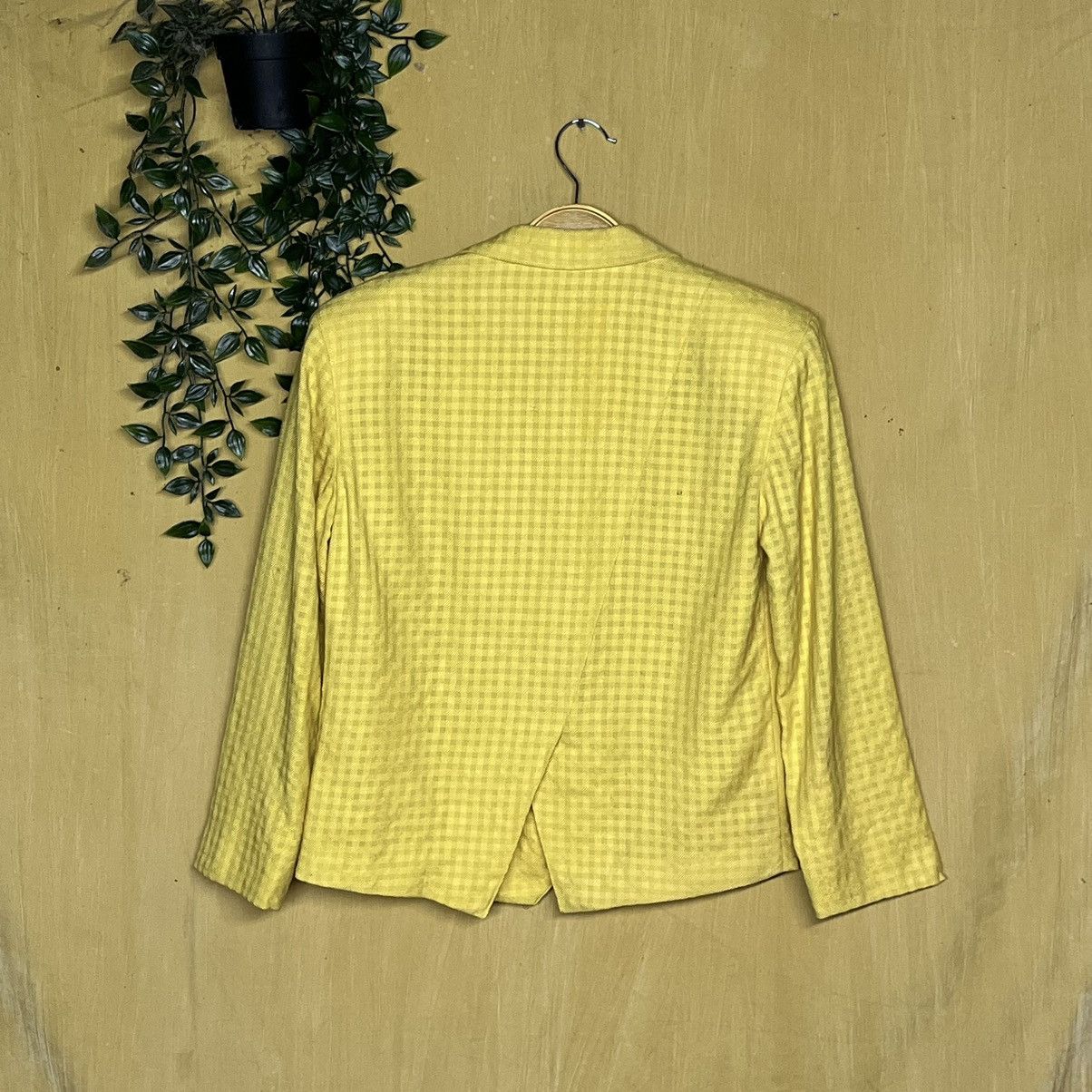 Christian Dior Monsieur A39 Vintage Christian Dior Pret-A-Porter Yellow Blazer Size US S / EU 44-46 / 1 - 3 Thumbnail