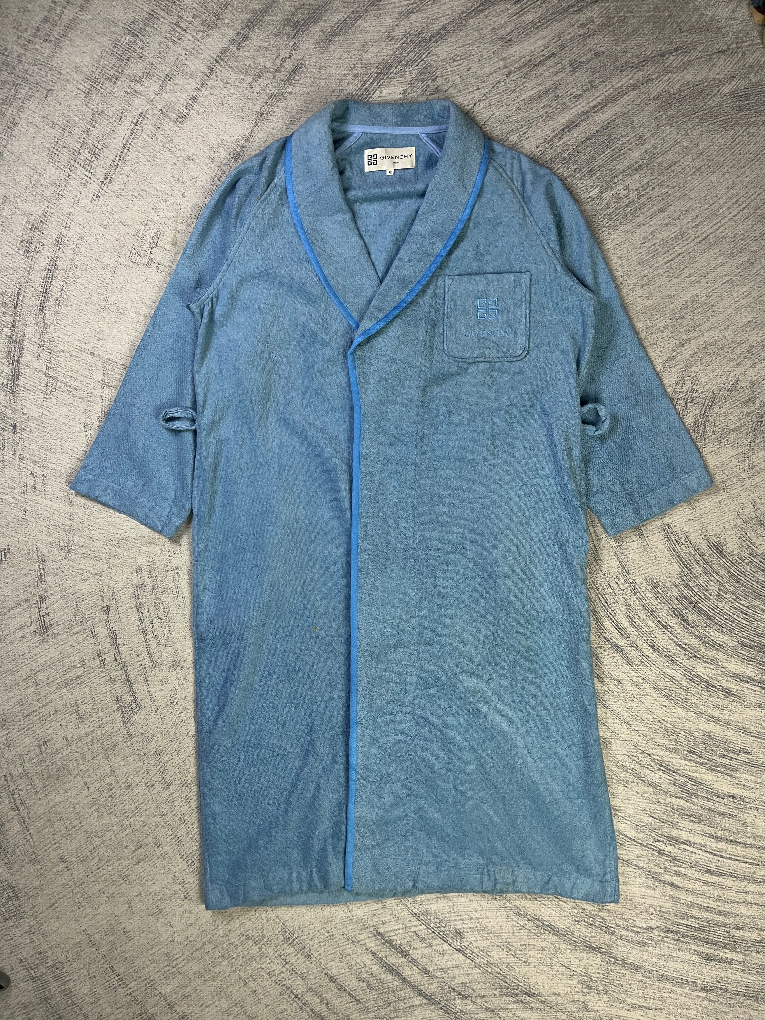 Givenchy Givenchy Paris Bath Robe Blue Size M Size US M / EU 48-50 / 2 - 1 Thumbnail