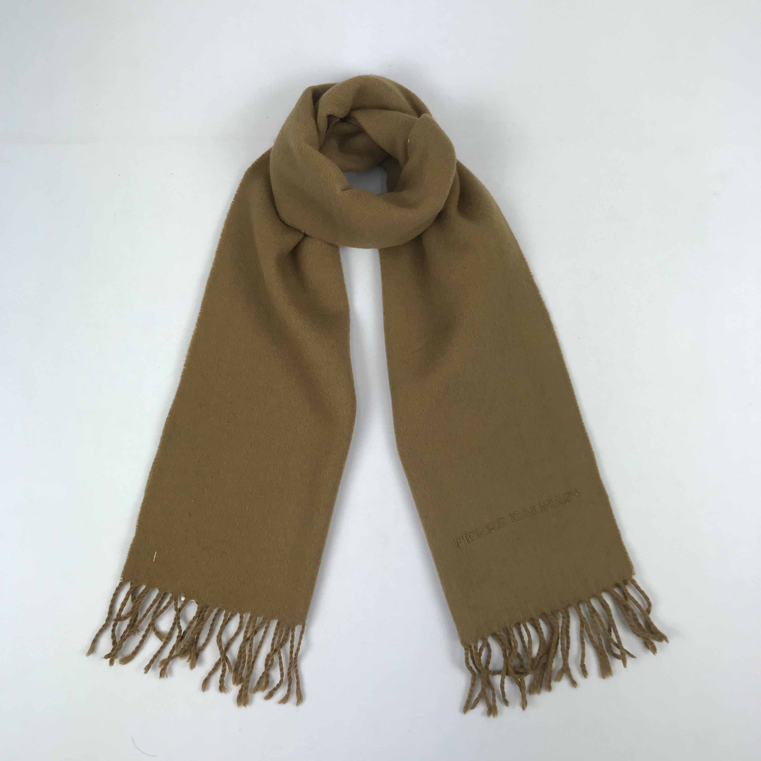 Japanese Brand Vintage Pierre Balmain Scarf Muffler Wool Scarves . Size ONE SIZE - 1 Thumbnail