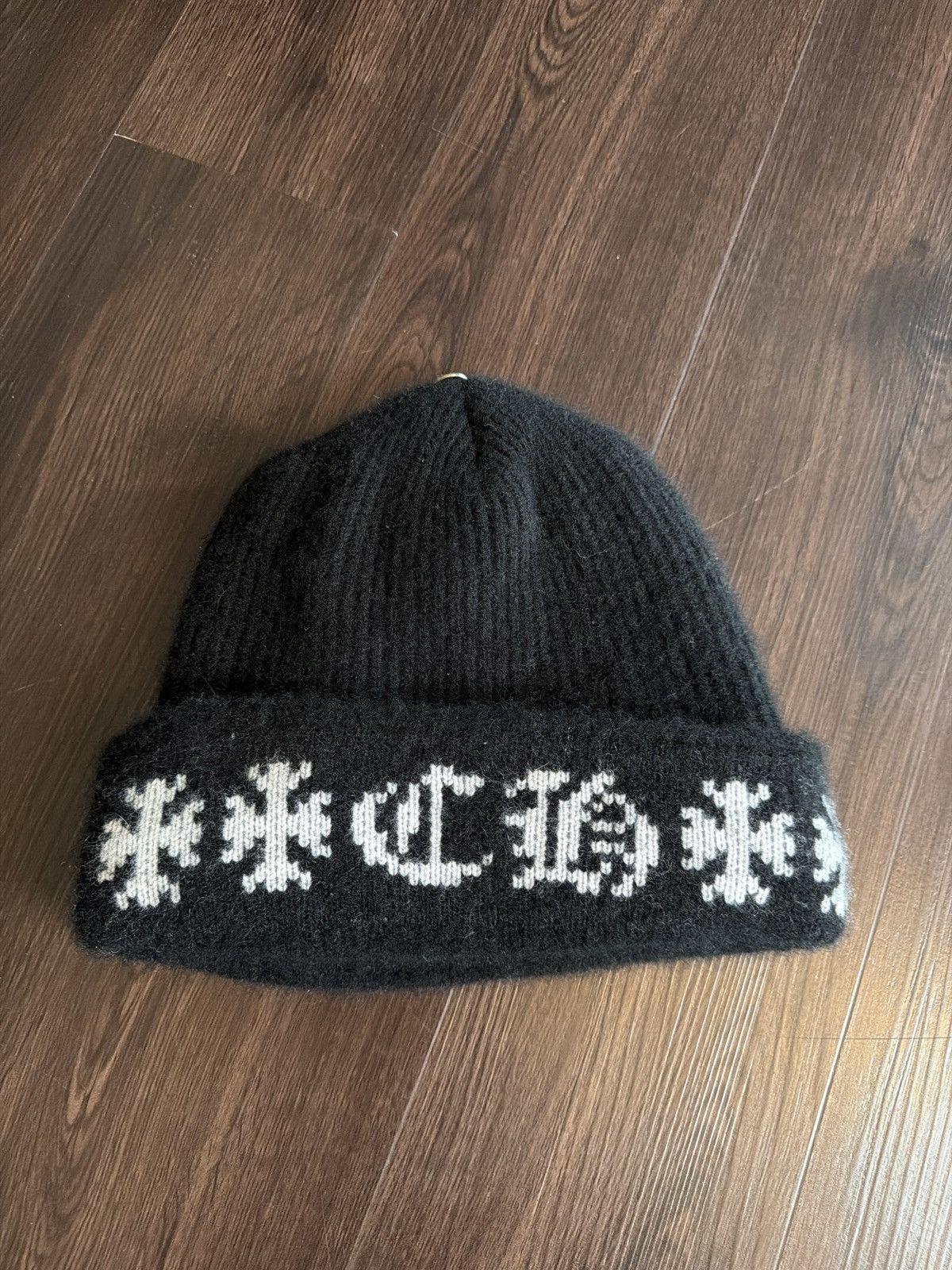 Chrome Hearts Chrome Cashmere Big Daddy Beanie Size ONE SIZE - 1 Thumbnail