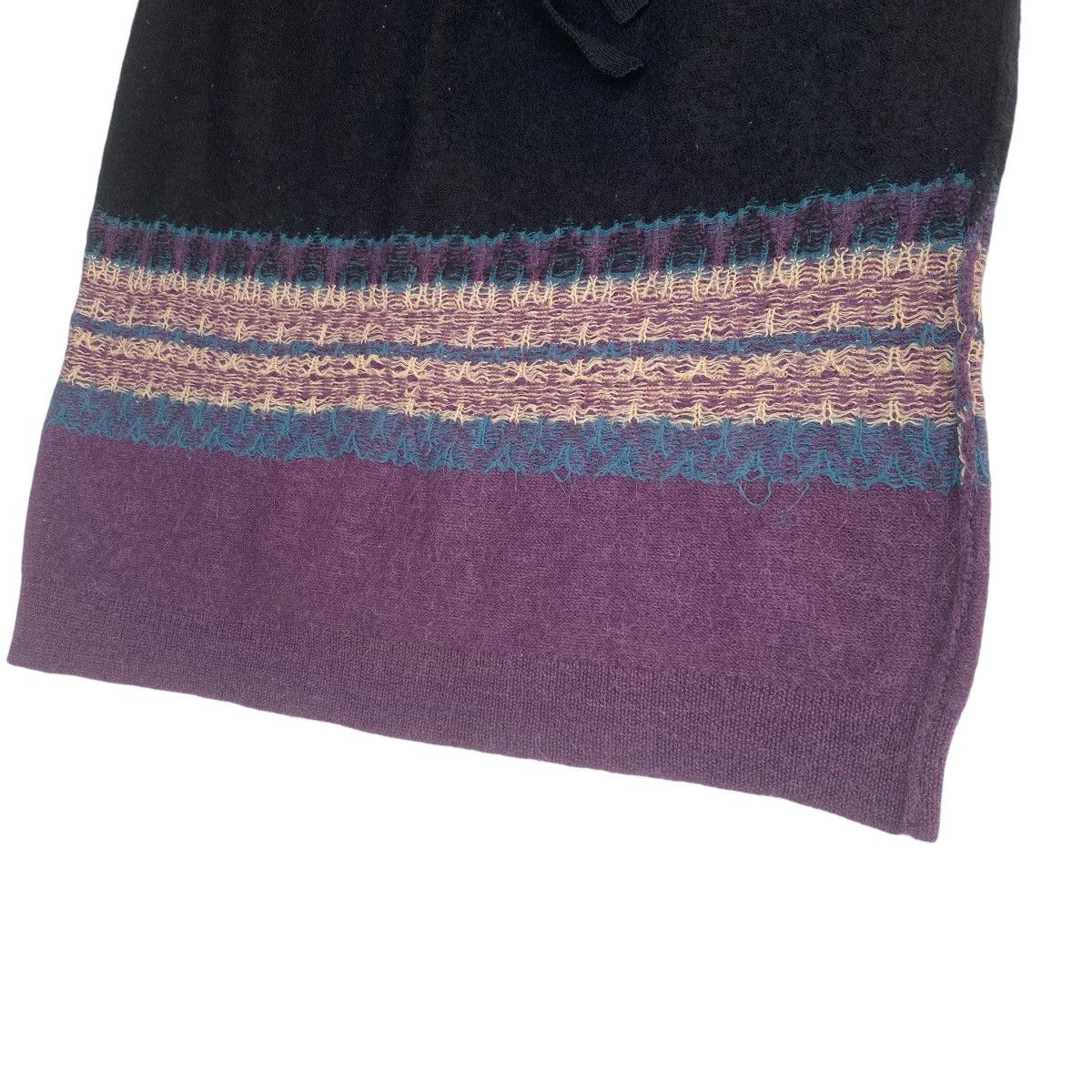 Yohji Yamamoto 💕Iconic Rare Y’s by YOHJI YAMAMOTO Tie Belt OS Wool Skirt Size 28" / US 6 / IT 42 - 7 Thumbnail