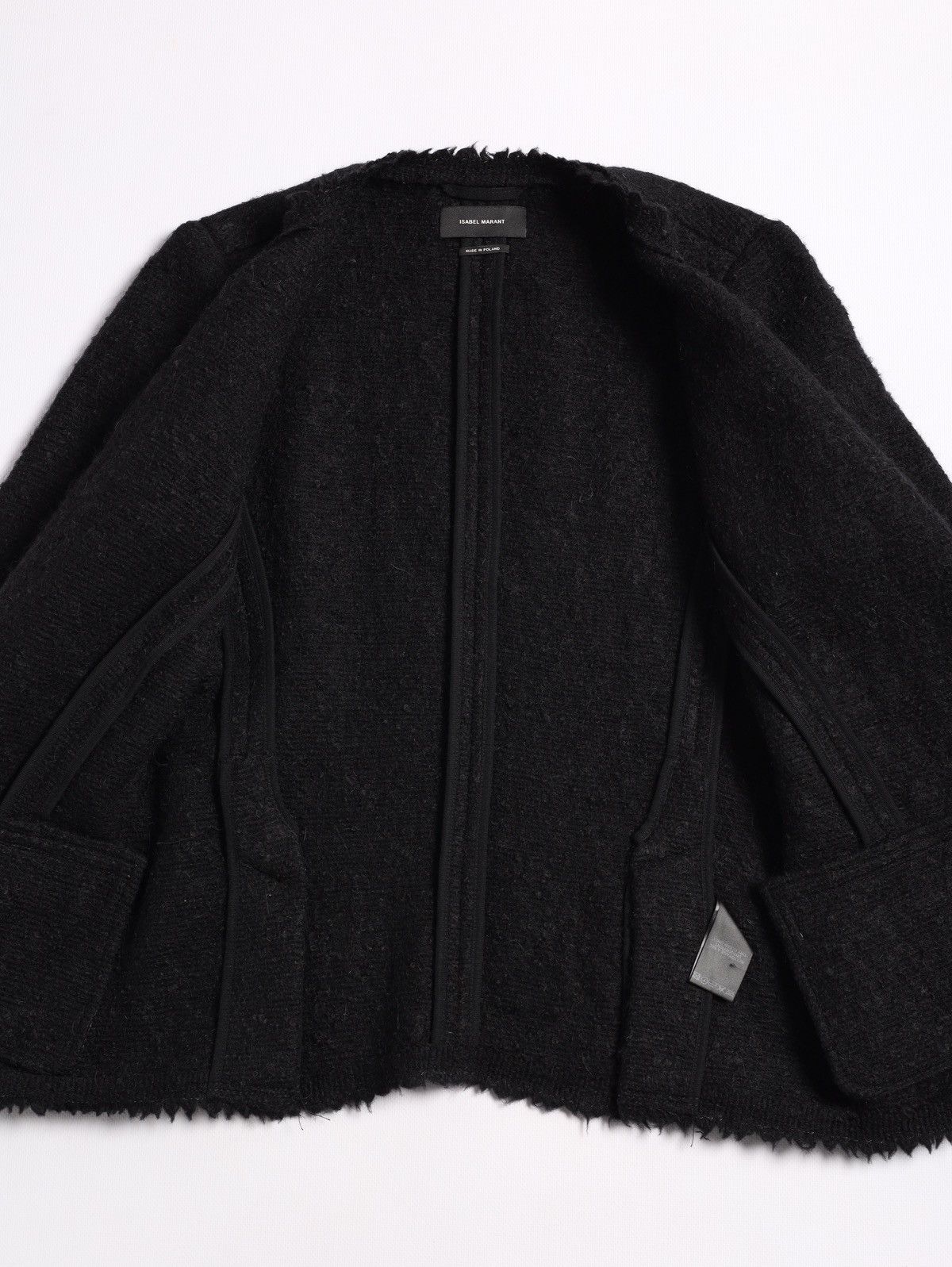 Isabel Marant Isabel Marant Mohair Wool Blazer Jacket Black Size S / US 4 / IT 40 - 6 Thumbnail
