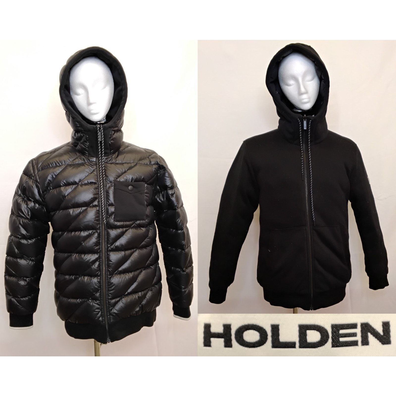 Holden Outerwear Holden Puffy/Insulated Sweatshirt Men's M Black Reversible Size US M / EU 48-50 / 2 - 1 Thumbnail