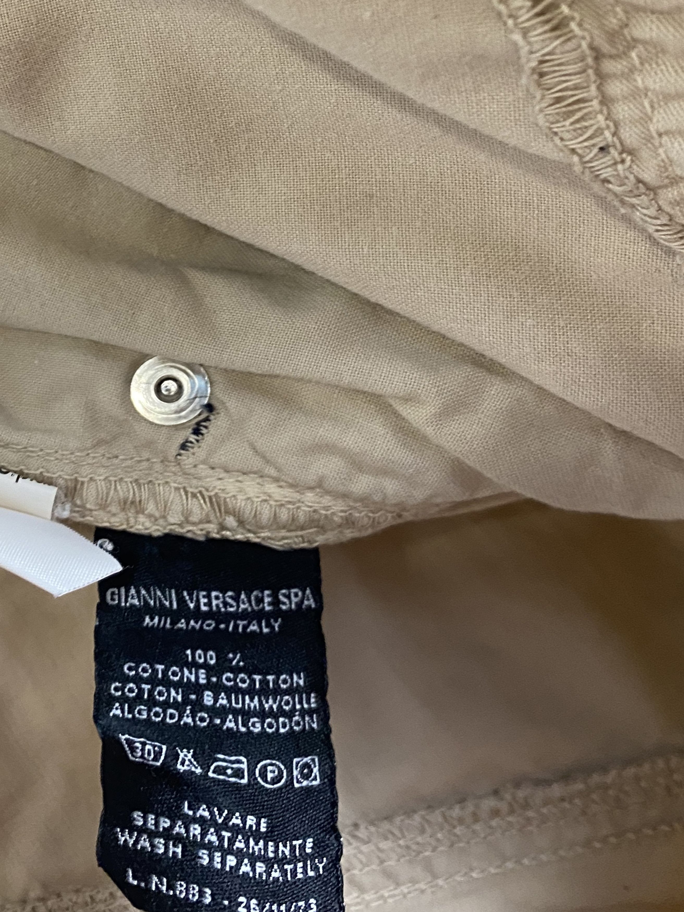 Versace Vintage VERSACE SPORT Beige Y2K Pants M445 Size US 36 / EU 52 - 12 Thumbnail