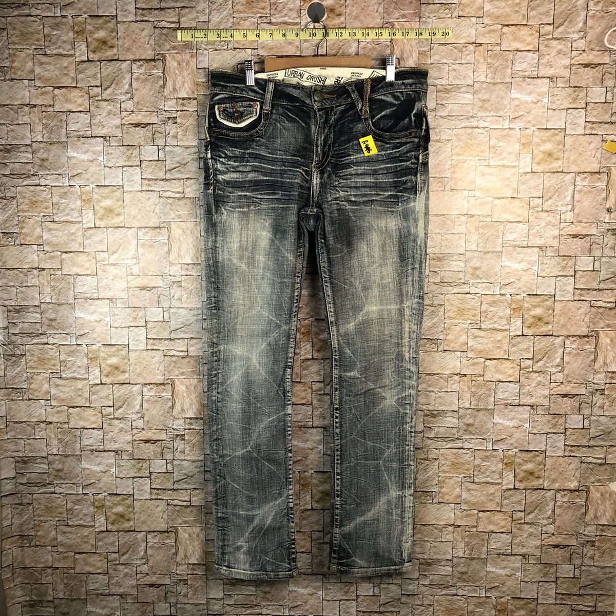 Japanese Brand Urban Crush faded Blue denim Jeans #A996 Size 30" / US 8 / IT 44 - 1 Thumbnail