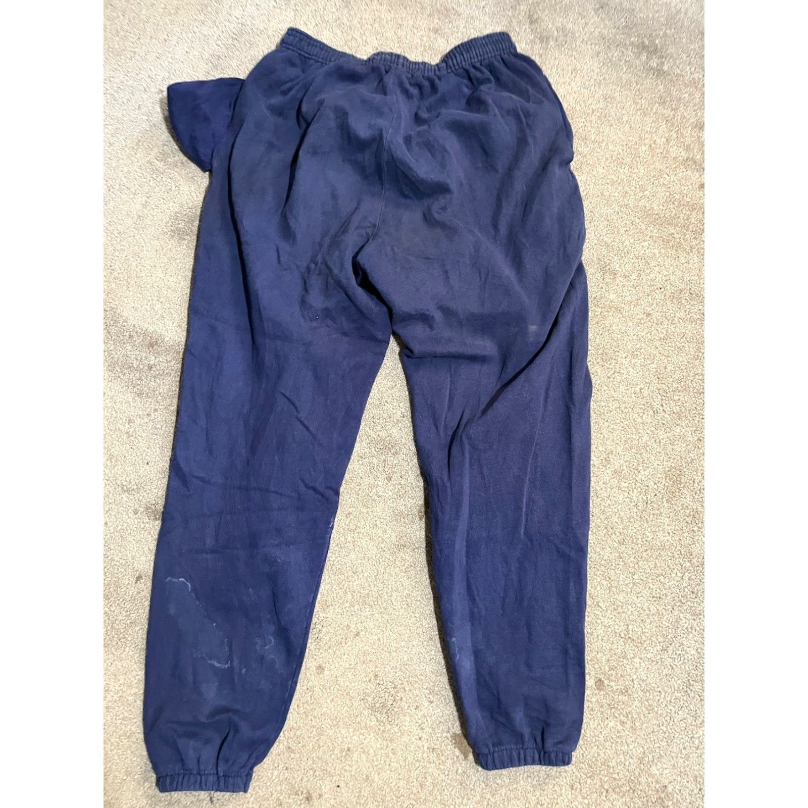 Nike VINTAGE Nike Sweatpants L Blue Nike Fleece Sweatpants Mens Regular Blue 90s Sports USA Pants Size US 33 - 3 Thumbnail