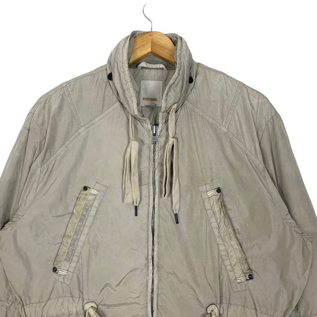 Diesel × Vintage Vintage 90s Diesel Industrial Parka Jacket Size M Size US M / EU 48-50 / 2 - 2 Thumbnail