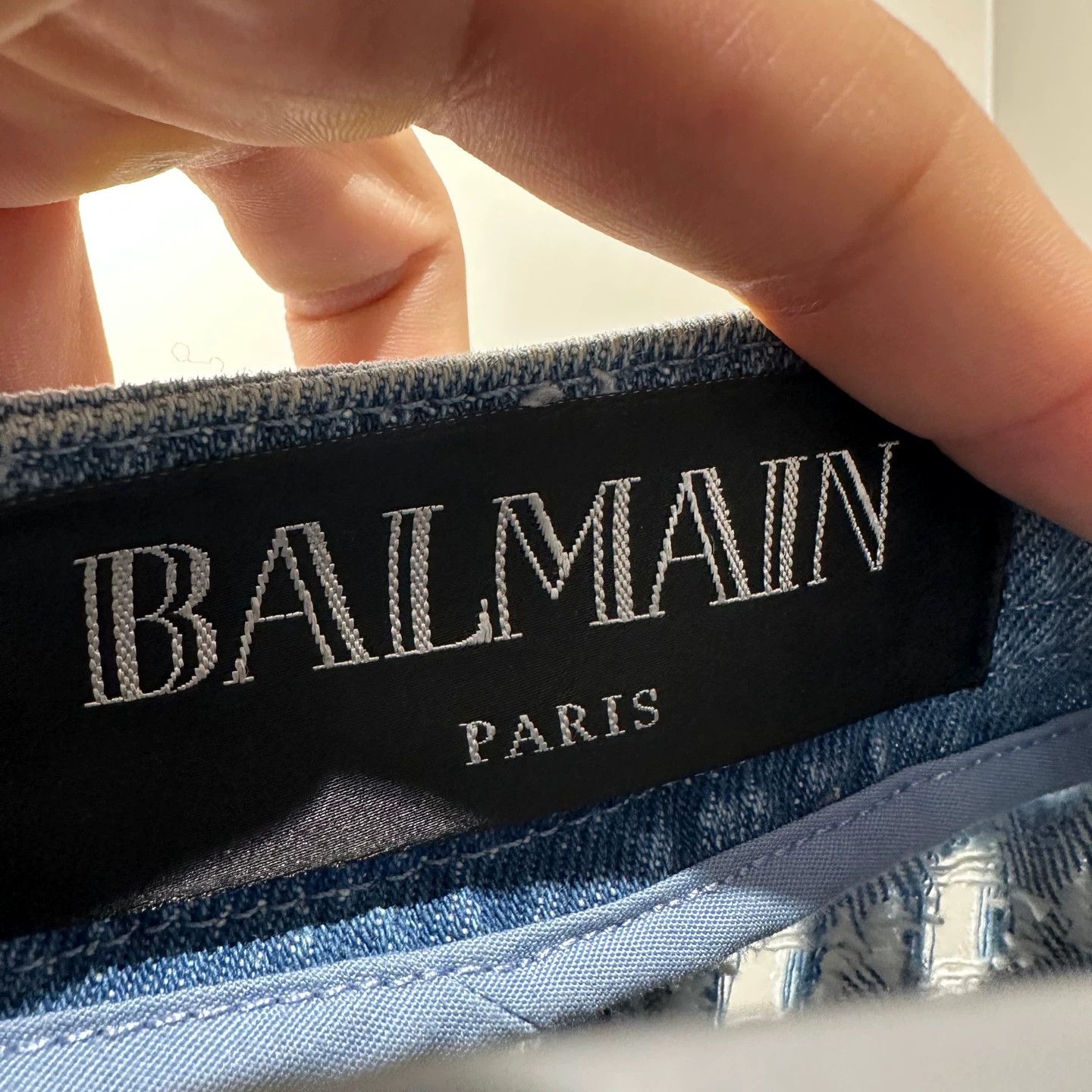 Balmain Balmain apr665 cutout silver button denim jacket 34 Size XXS / US 00 / IT 34 - 3 Thumbnail