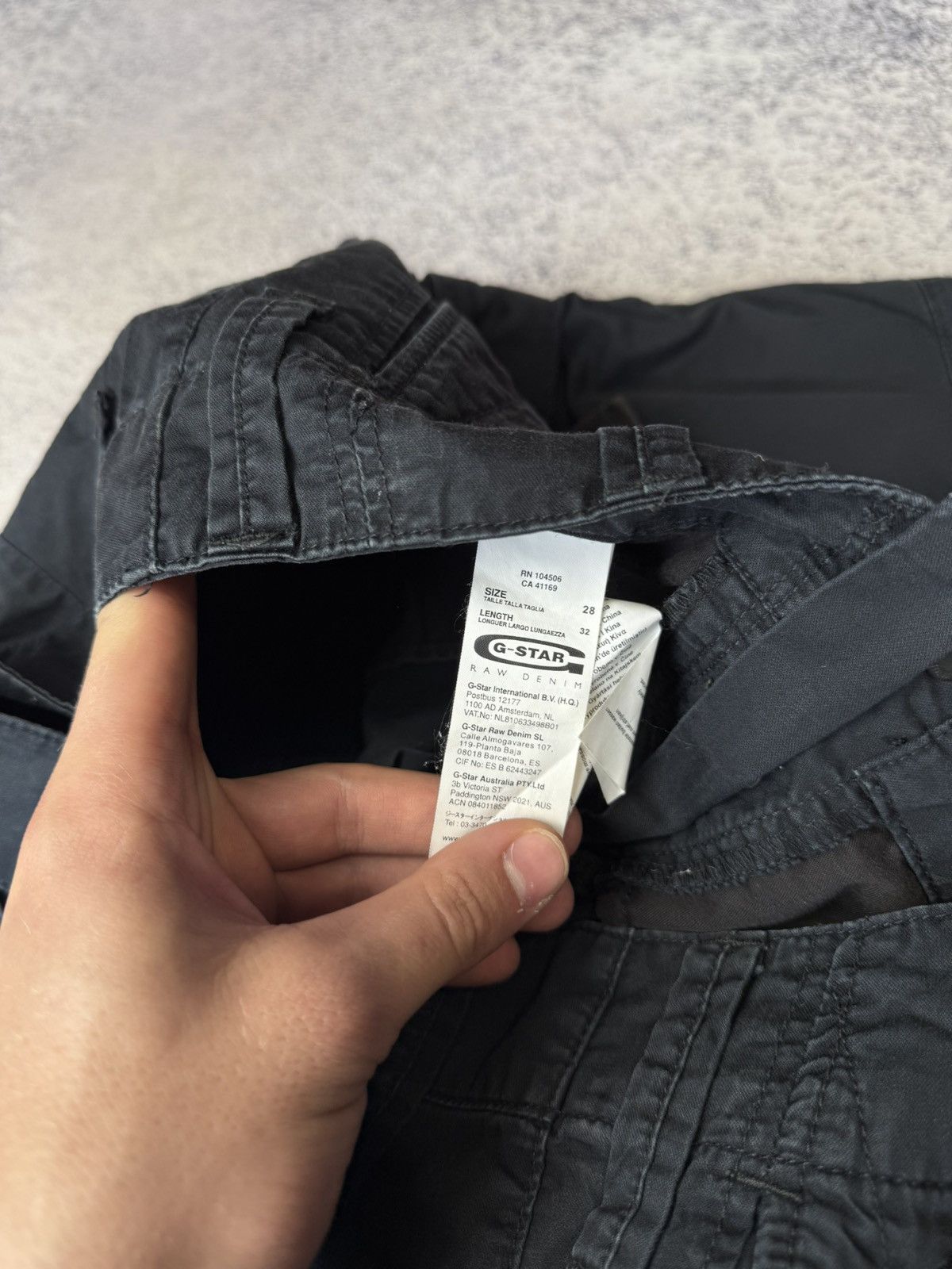 G-Star Vintage G Star Raw Cargo Pants Streetwear Japanese Y2K Size US 30 / EU 46 - 10 Thumbnail