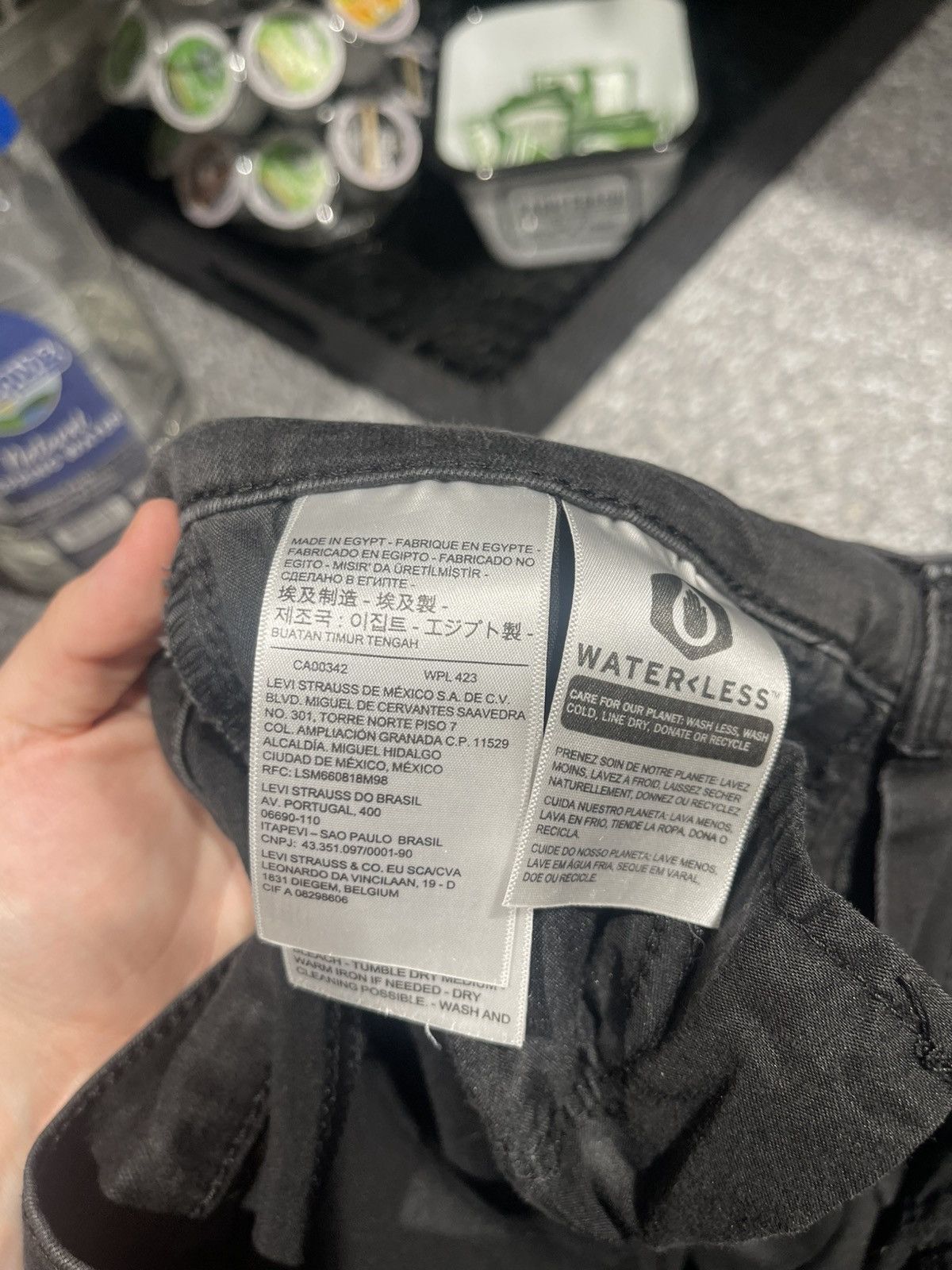 Levi's Levi's Classic Straight Jeans Women's Size 14 Black Denim Size 36" / US 14 / IT 50 - 4 Thumbnail