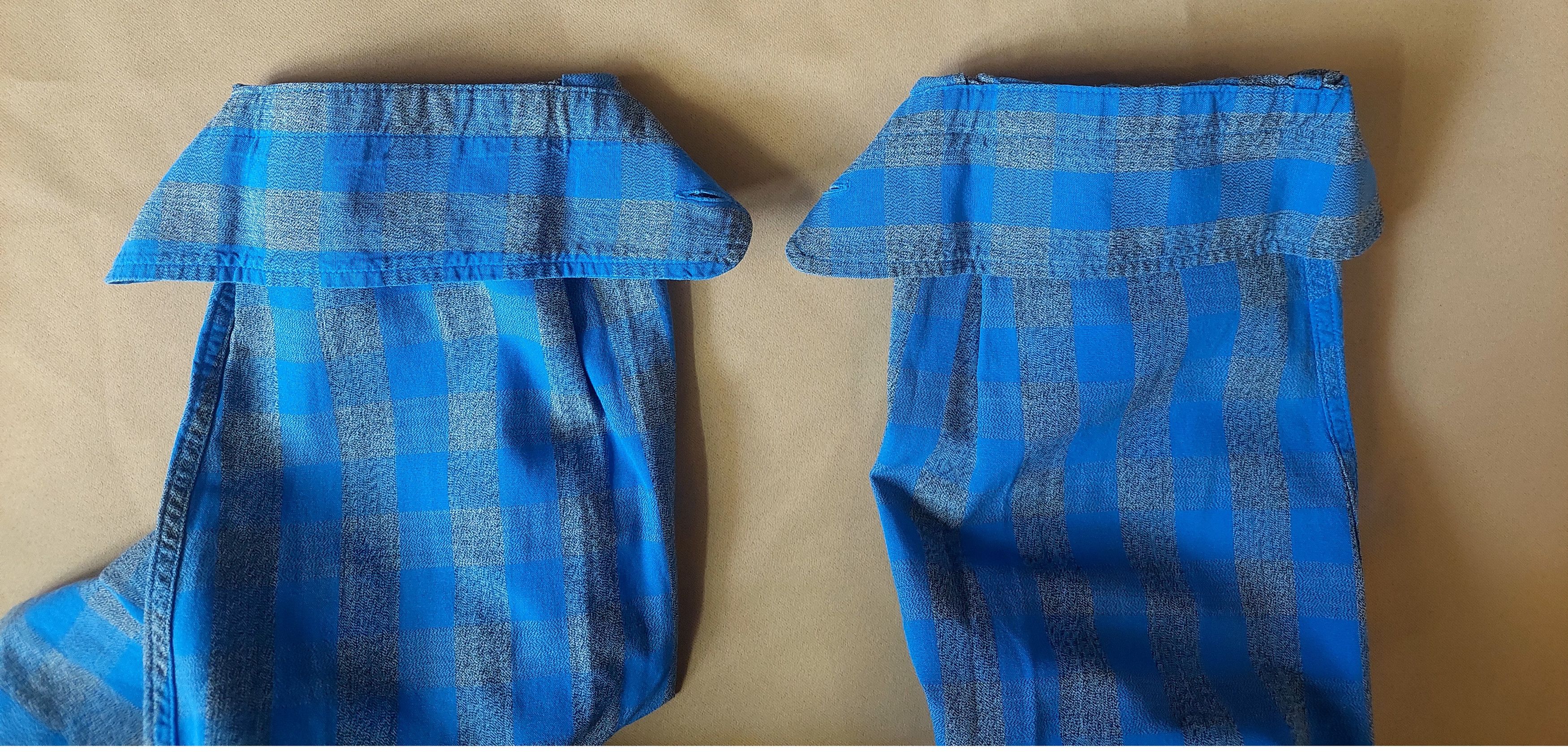 Claude Montana Claude Montana Paris Blue Check Shirt Vintage 80s Size US S / EU 44-46 / 1 - 20 Thumbnail
