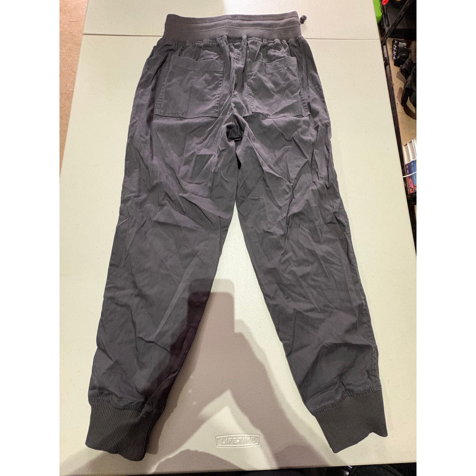 Lou & Grey Lou & Grey Womens XS Gray Jogger Pants Drawstring Size 26" / US 2 / IT 38 - 4 Thumbnail
