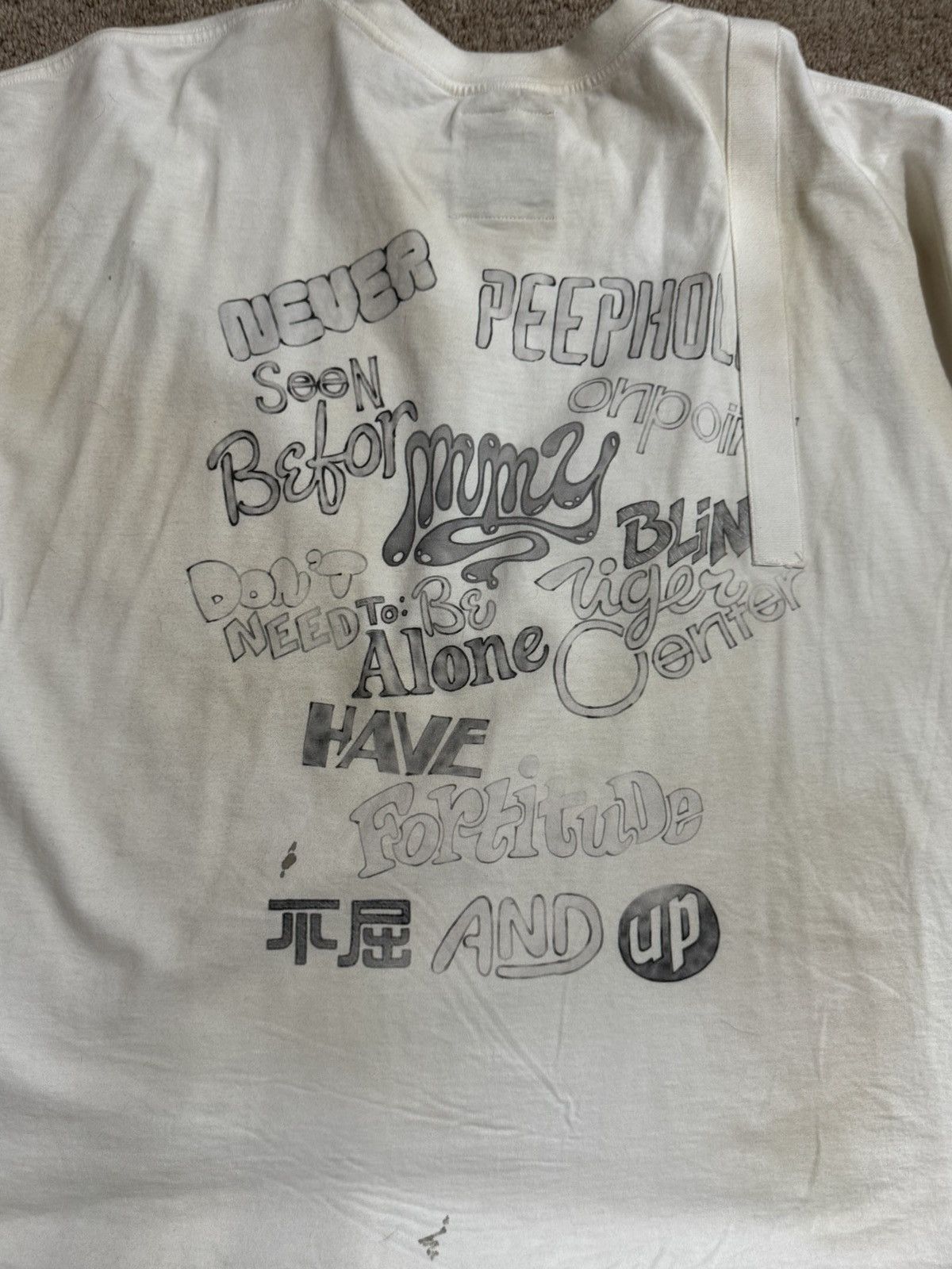 Maison MIHARA YASUHIRO maison mihara yasuhiro distressed tee Size US XXL / EU 58 / 5 - 3 Thumbnail