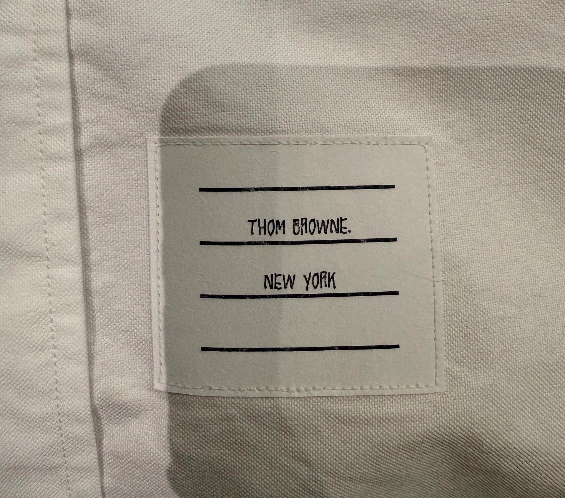 Thom Browne Thom Browne Color-Blocked Placket Oxford Shirt White 2 Size US M / EU 48-50 / 2 - 4 Thumbnail
