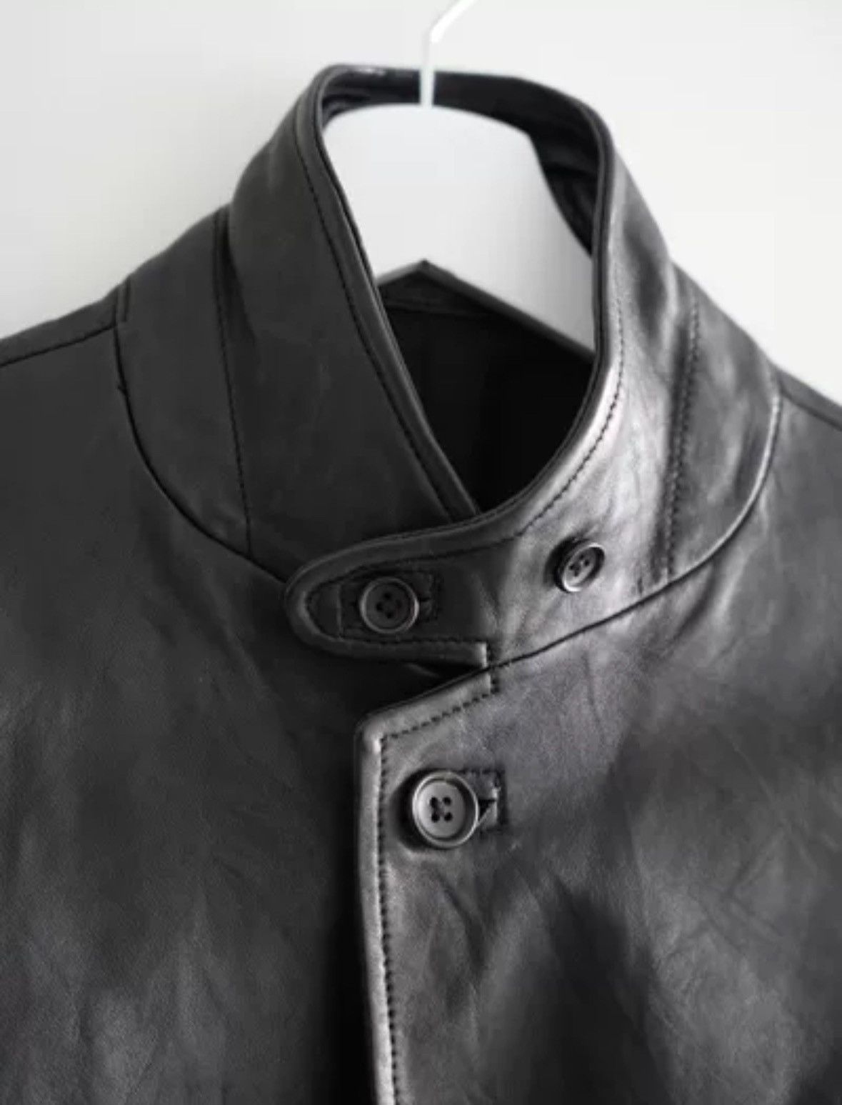 Yohji Yamamoto Yohji Yamamoto 10aw Multi-Button Sheepskin Suit Leather Coat Size US M / EU 48-50 / 2 - 4 Thumbnail