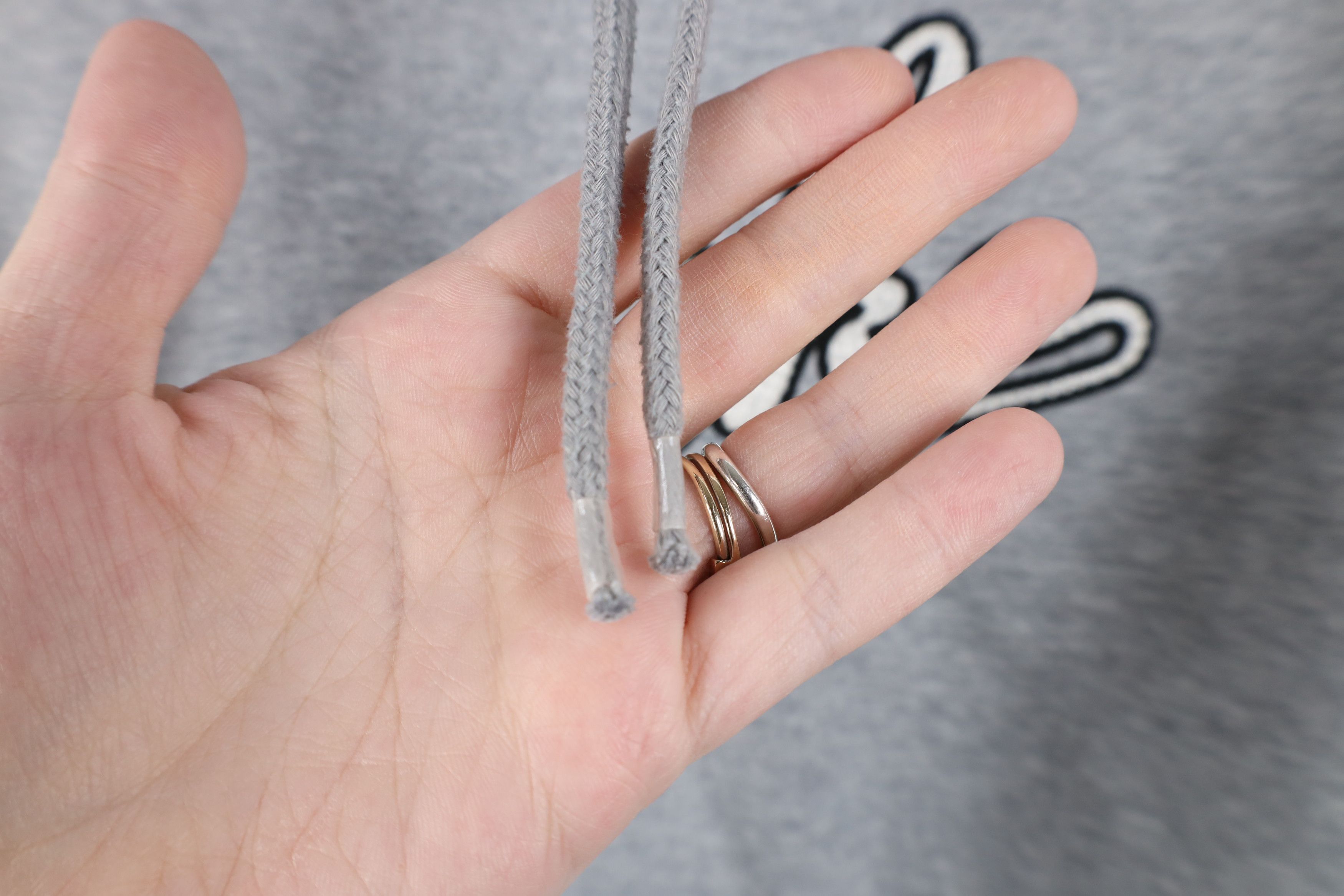 Nike Vintage Y2K Nike Stitch Script Spell Out Cropped Hoodie Gray Size L / US 10 / IT 46 - 7 Thumbnail