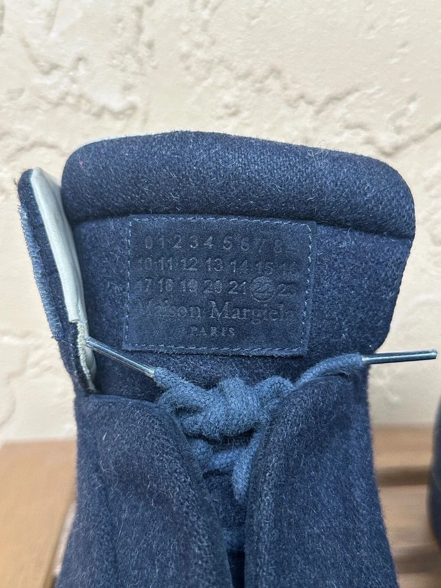 Maison Margiela Maison Margiela Future Navy Blue Wool 8 41 High Tops Size US 8 / EU 41 - 2 Thumbnail