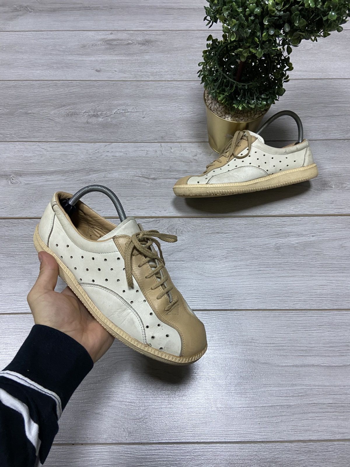 Vintage BW-sport 270 vintage leather trainers sneakers Size US 9 / EU 42 - 1 Thumbnail