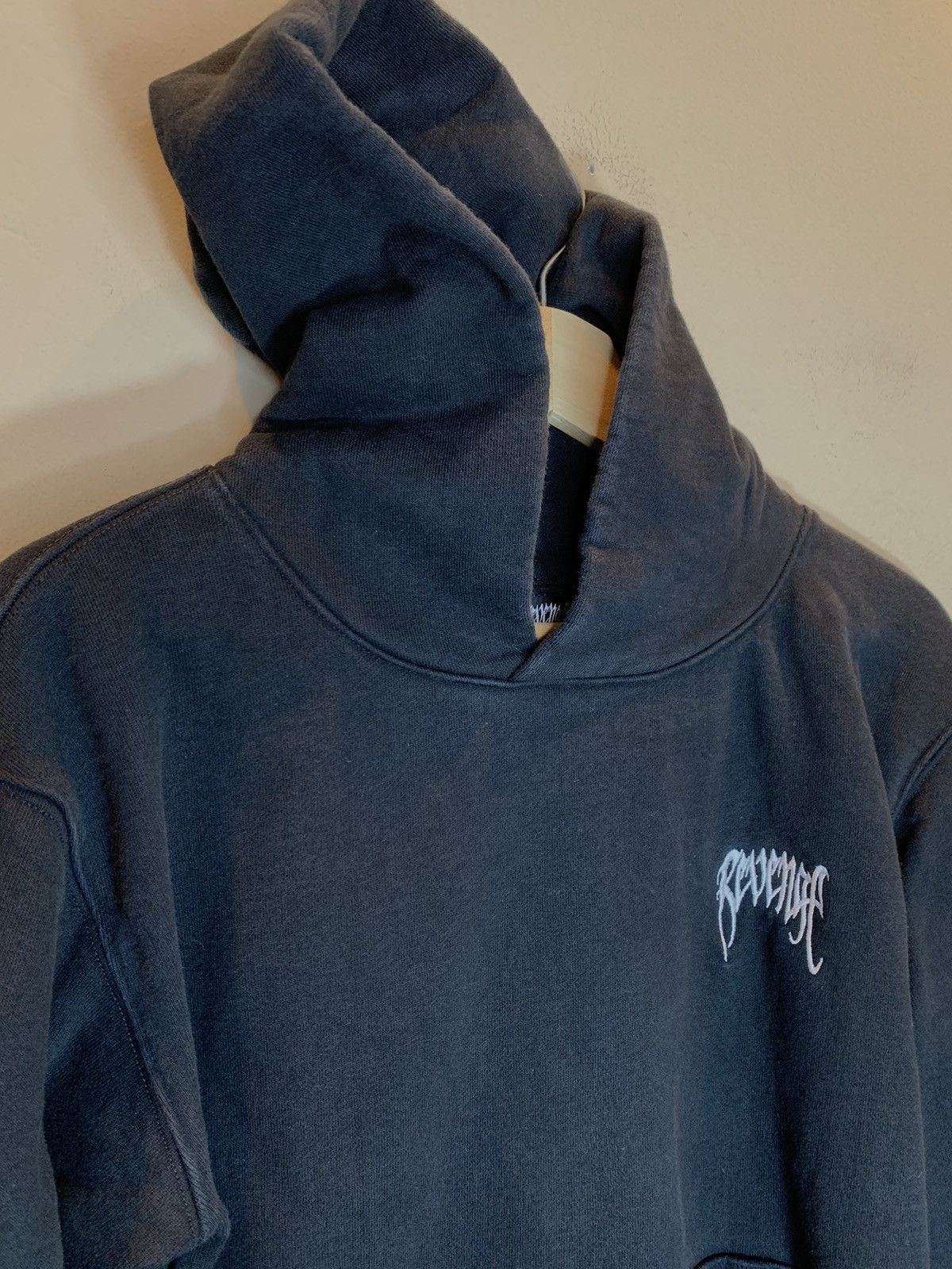 Revenge *RARE* Revenge Embroidered Logo Art Heavyweight Hoodie - S Size US S / EU 44-46 / 1 - 3 Thumbnail