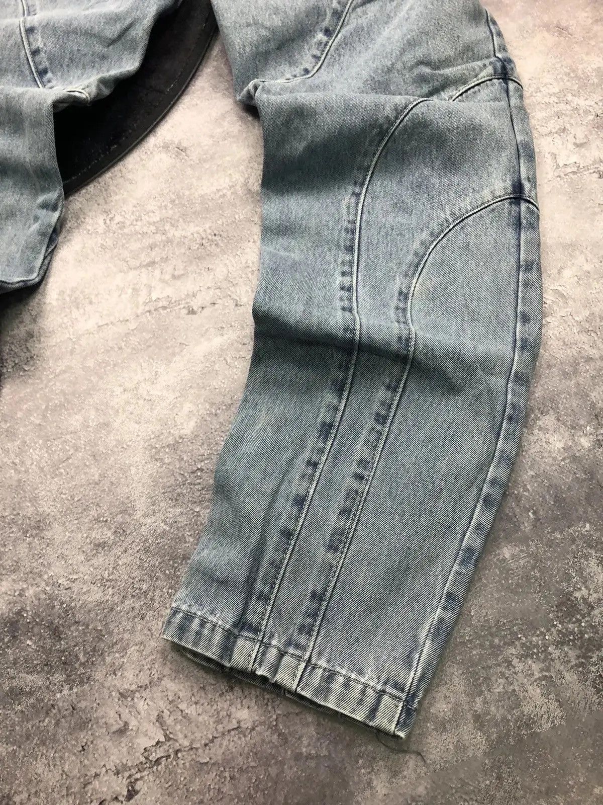 Maniere De Vior MANIERE DE VOIR Vintage Hype Avantgarde Jeans Striped Y2k Size 26" / US 2 / IT 38 - 12 Thumbnail