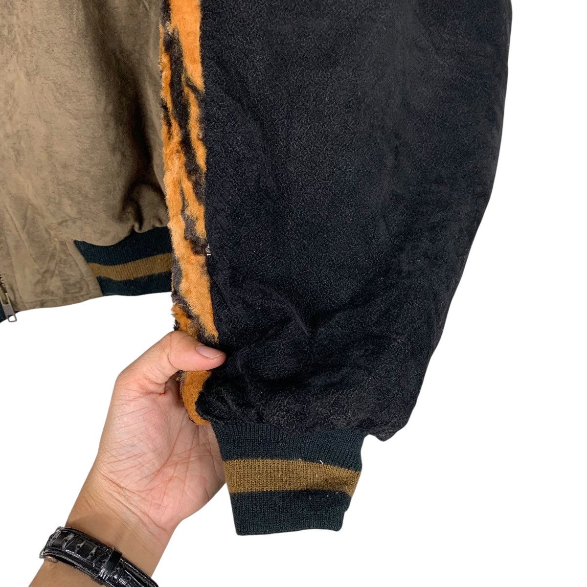 Japanese Brand Vintage Bilvie Embroidery Tiger Sukajan Jacket Size US XL / EU 56 / 4 - 13 Thumbnail