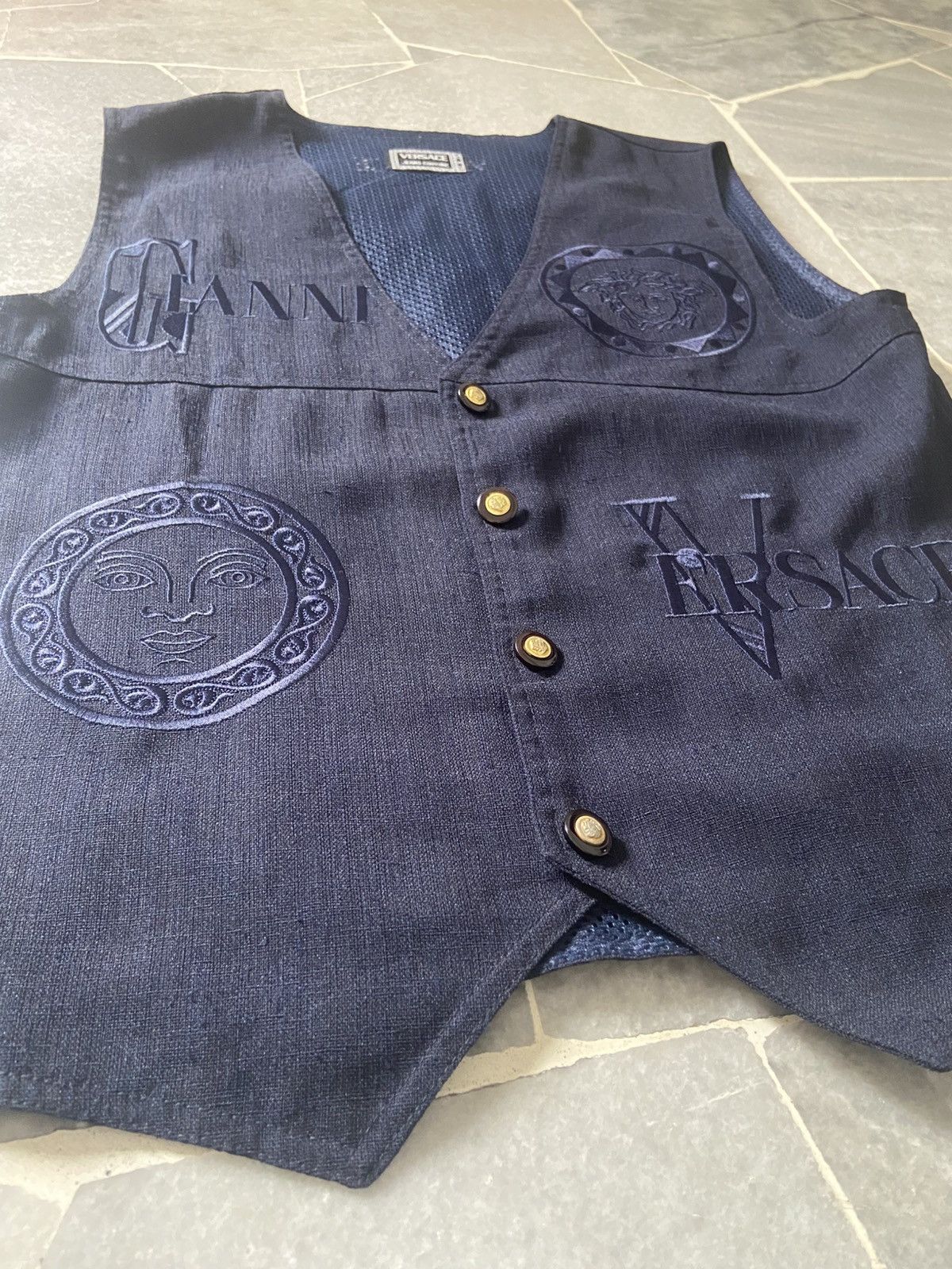 Versace Jeans Couture Vintage Gianni Versace Vest jacket Size US M / EU 48-50 / 2 - 3 Thumbnail