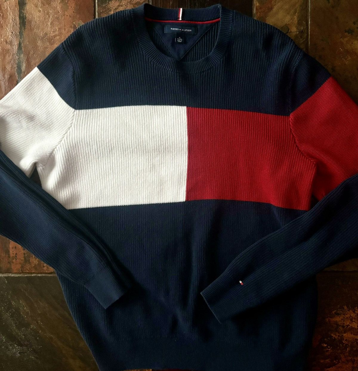 Tommy Hilfiger Tommy x Knitted Logo Sweater Size US XL / EU 56 / 4 - 1 Thumbnail