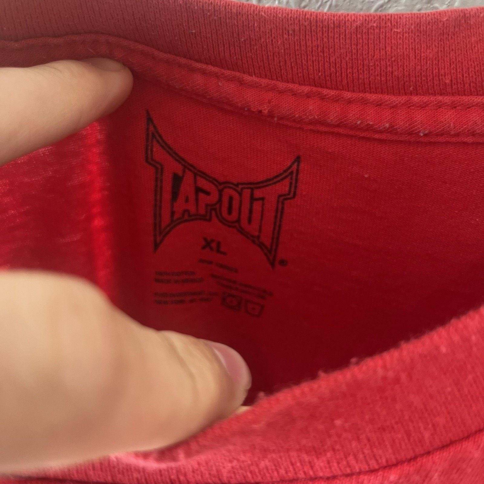 Tapout 2000s Tap out Red Tank Top Tshirt Men’s XL Skater Grunge Y2K Size US XL / EU 56 / 4 - 3 Thumbnail