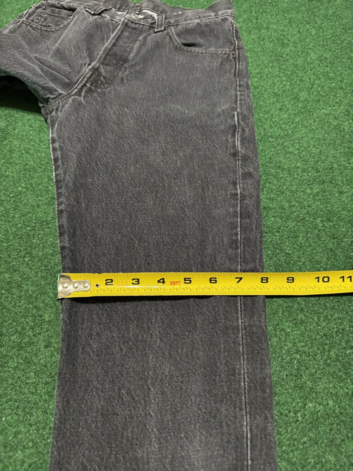 Levi's Vintage Clothing Vintage 70s Levi’s 501 Black Straight Leg Denim Jeans Size US 26 / EU 42 - 9 Thumbnail